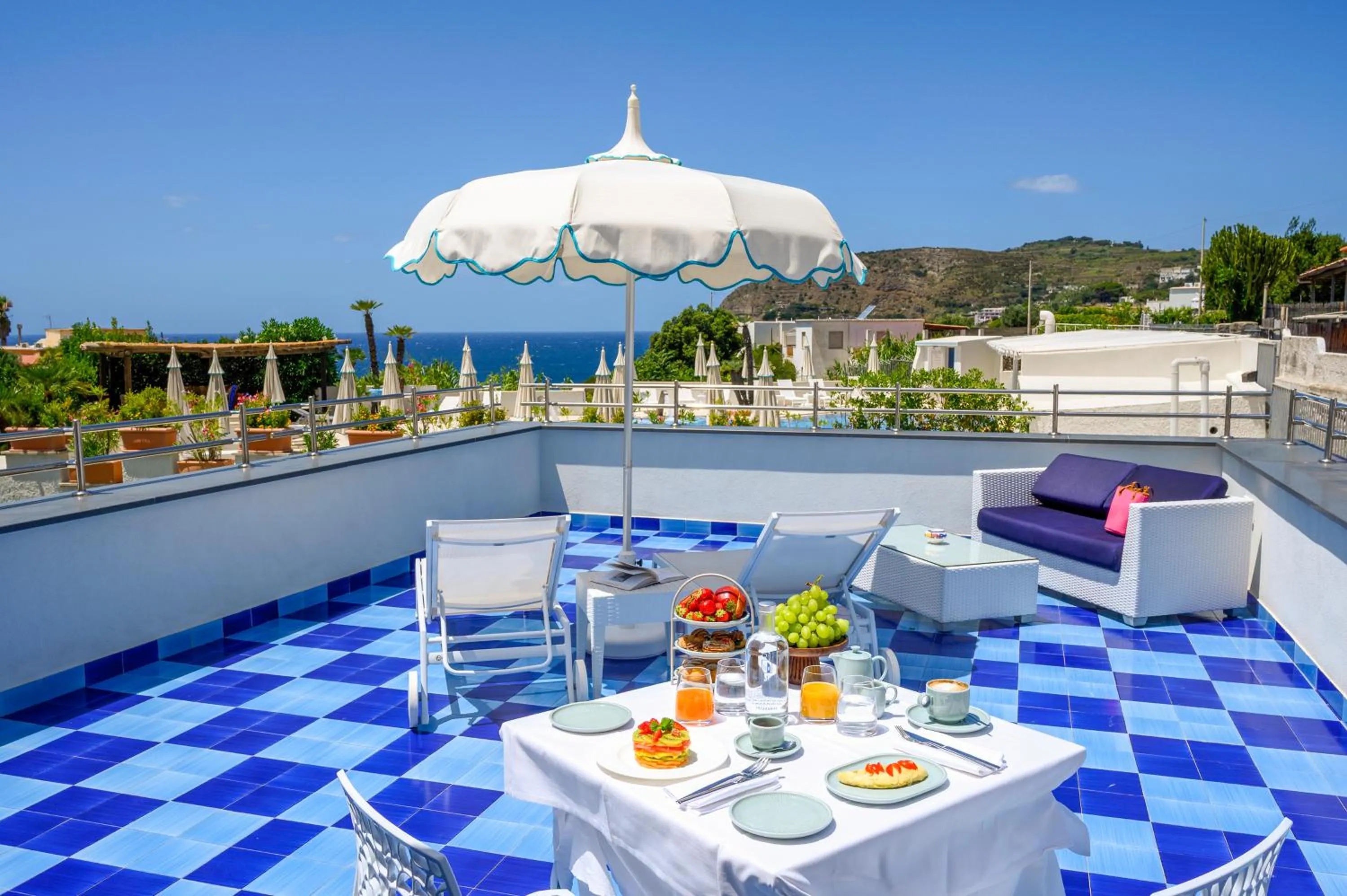 Balcony/Terrace in Hotel Terme San Michele & SPA, WorldHotels Distinctive