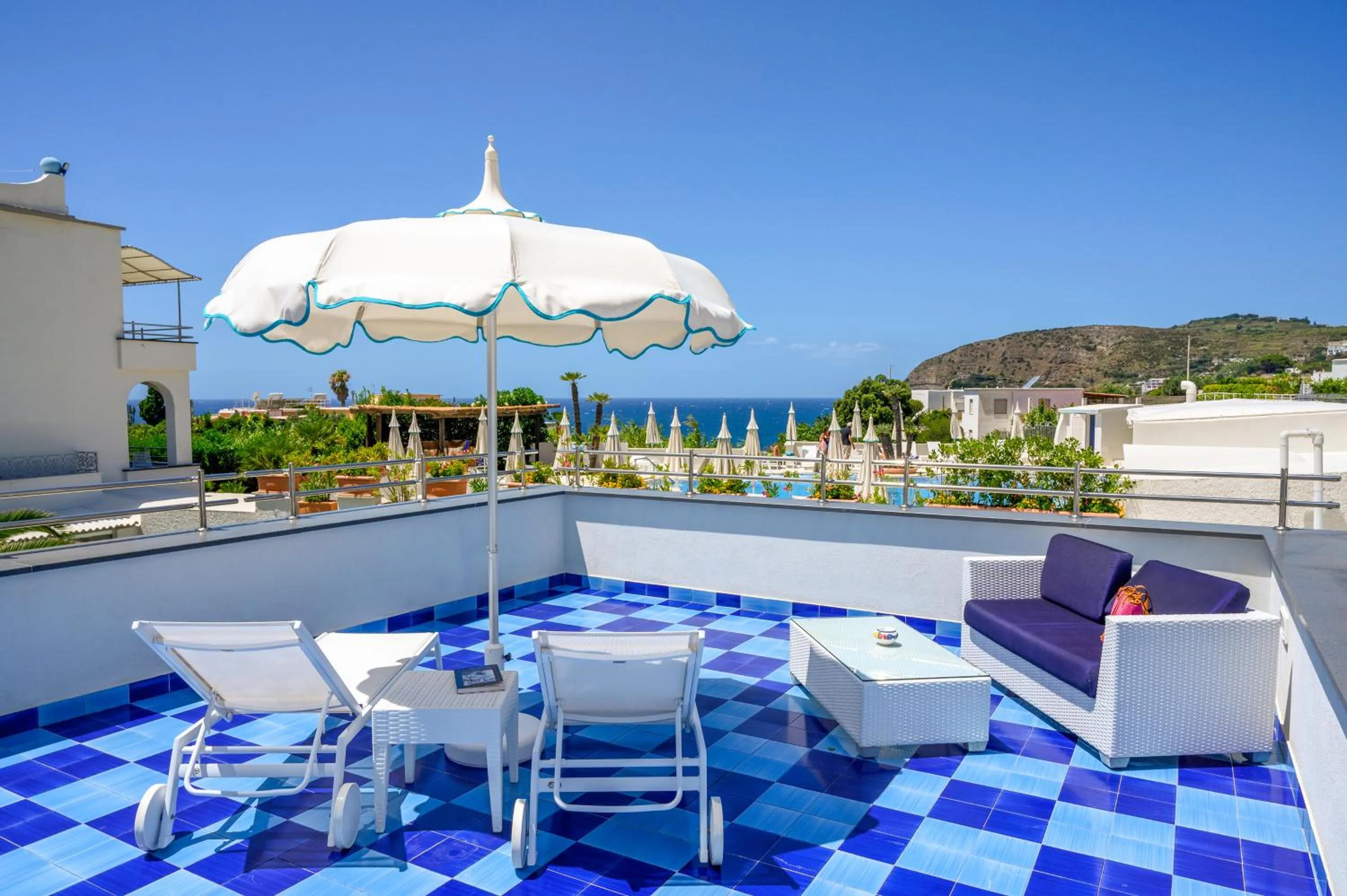 Balcony/Terrace in Hotel Terme San Michele & SPA, WorldHotels Distinctive