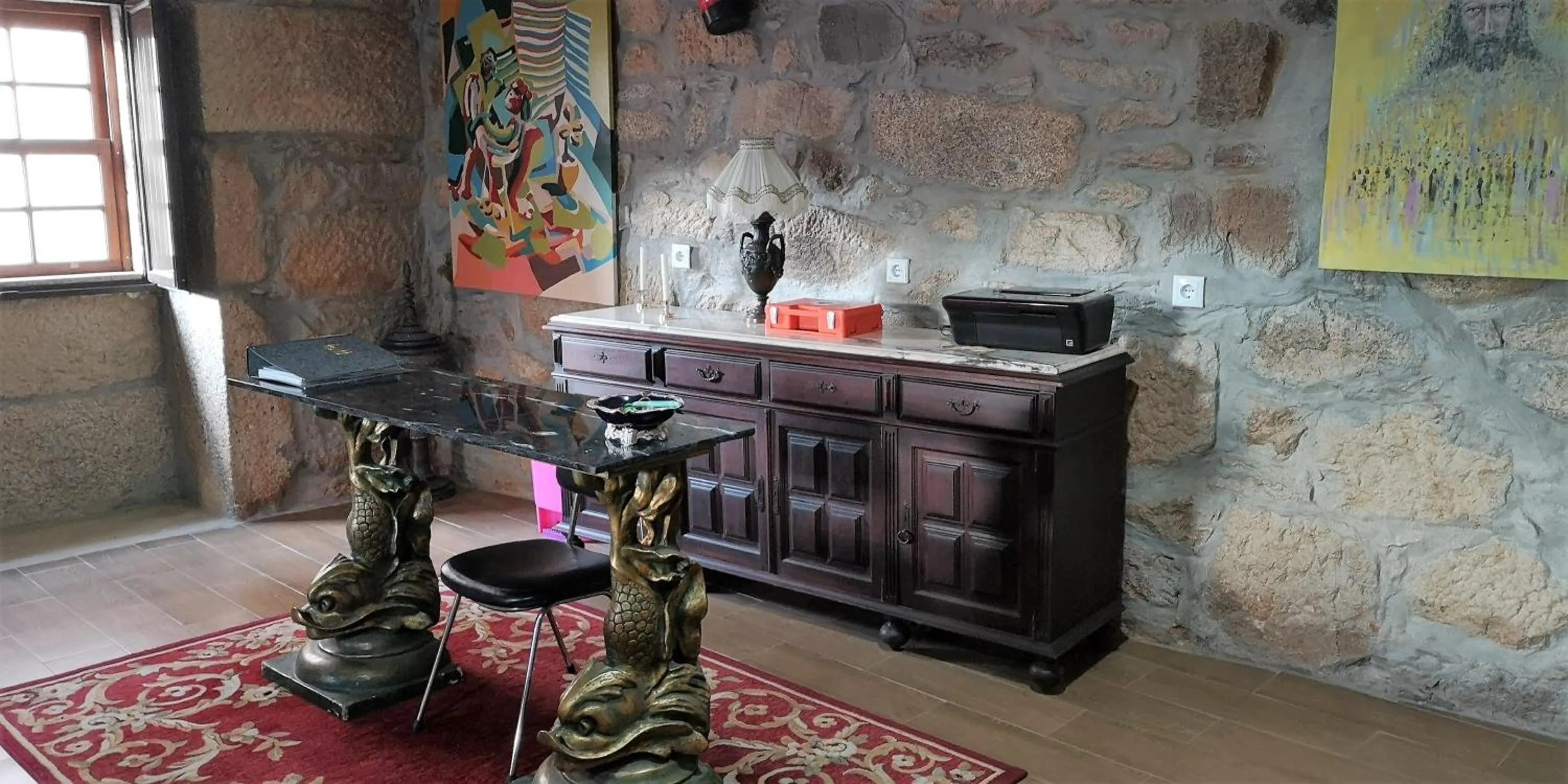 Lobby or reception in Gojim Casa Rural