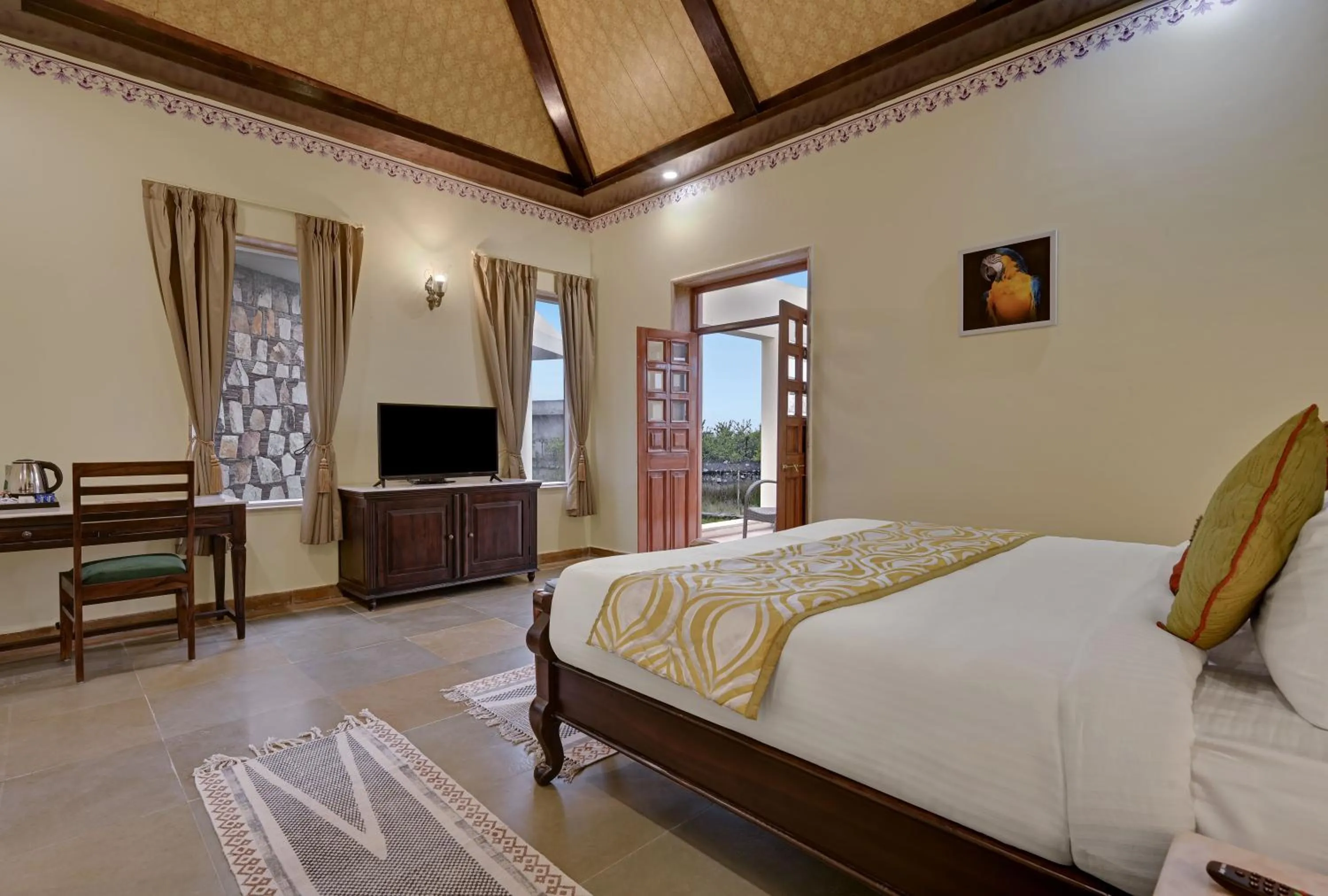 Photo of the whole room, Bed in The Sawai Bagh
