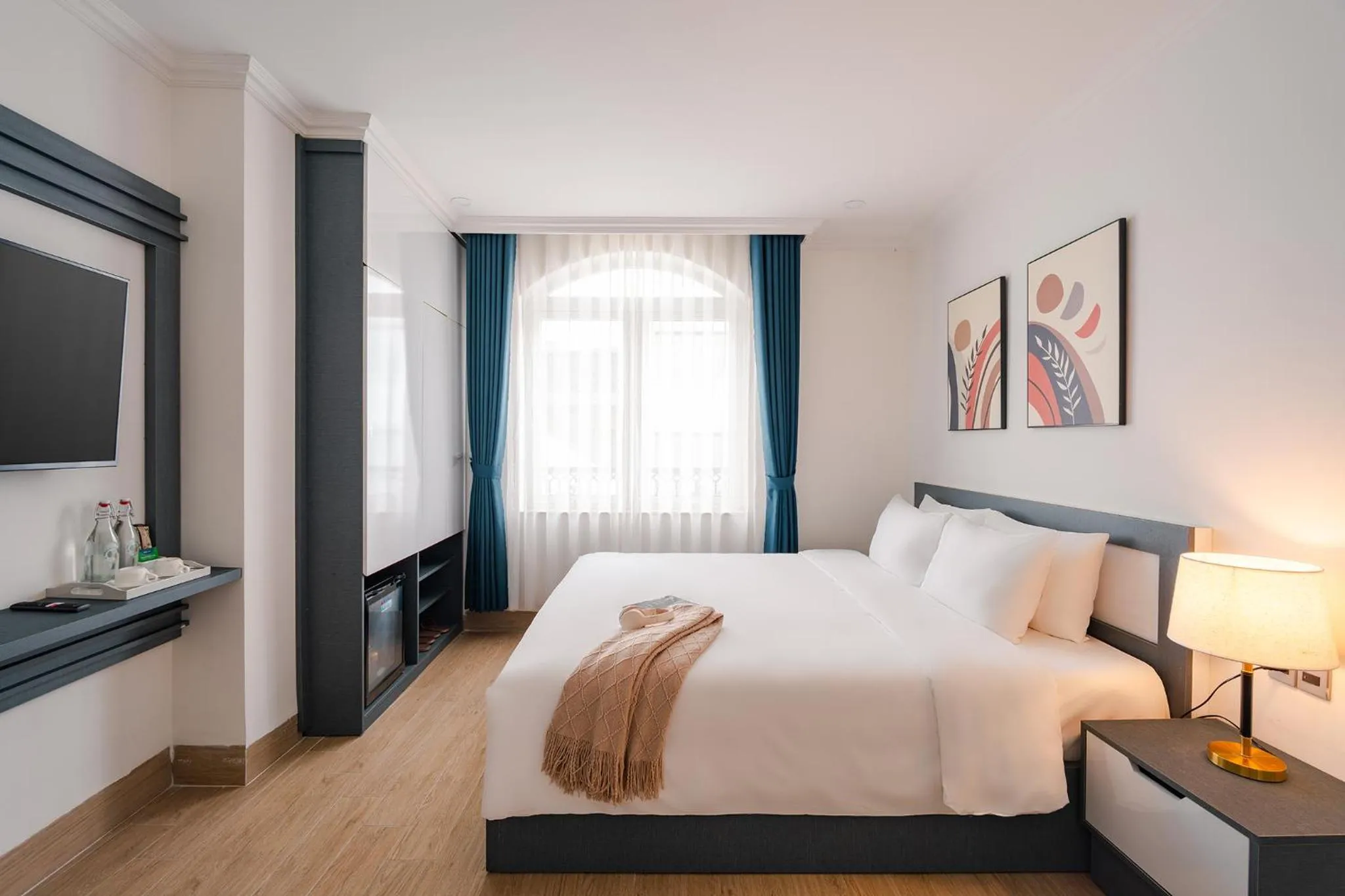 Bedroom, Bed in Nature Hotel Da Lat - Le Dai Hanh