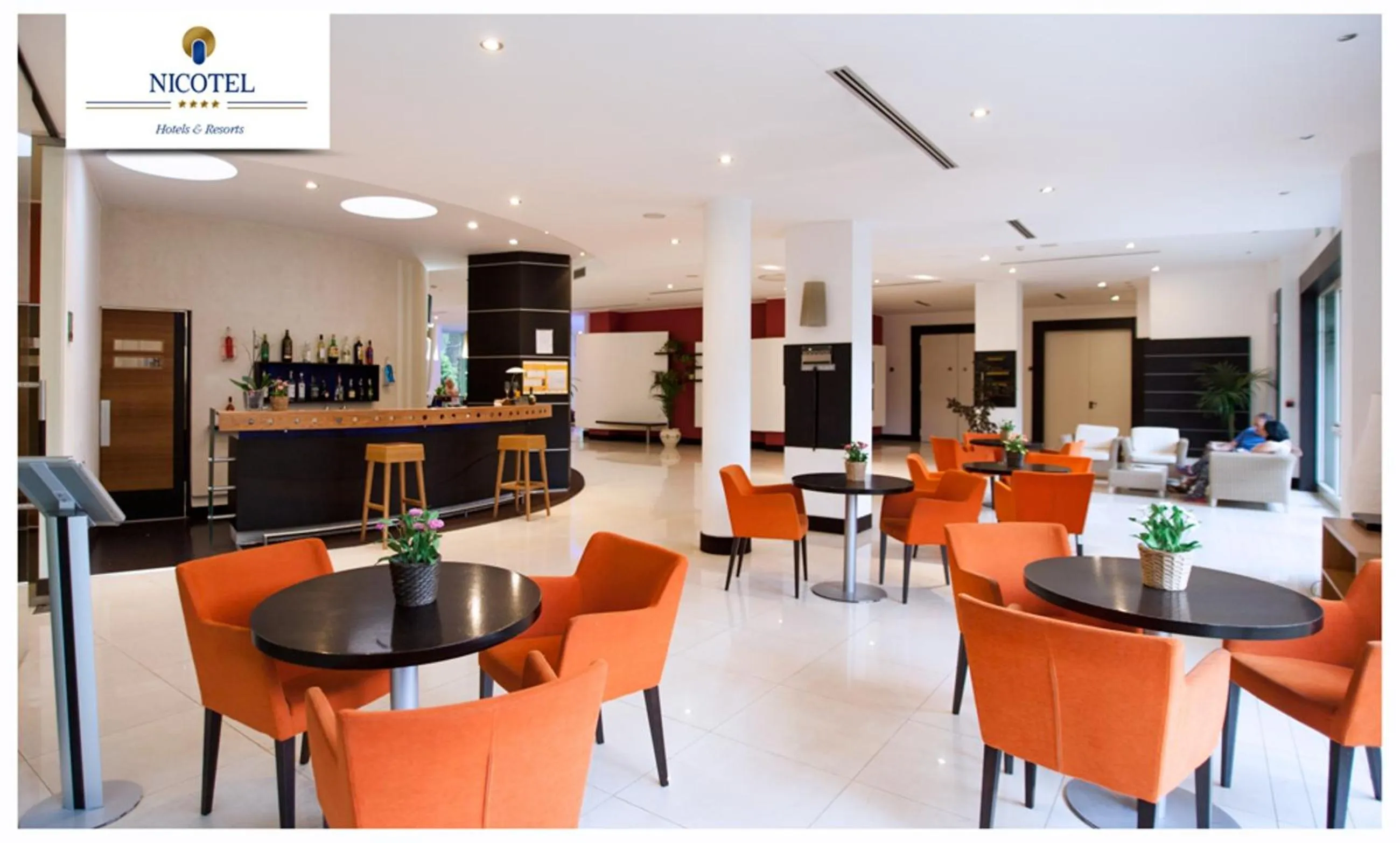 Lobby or reception in Nicotel Pineto