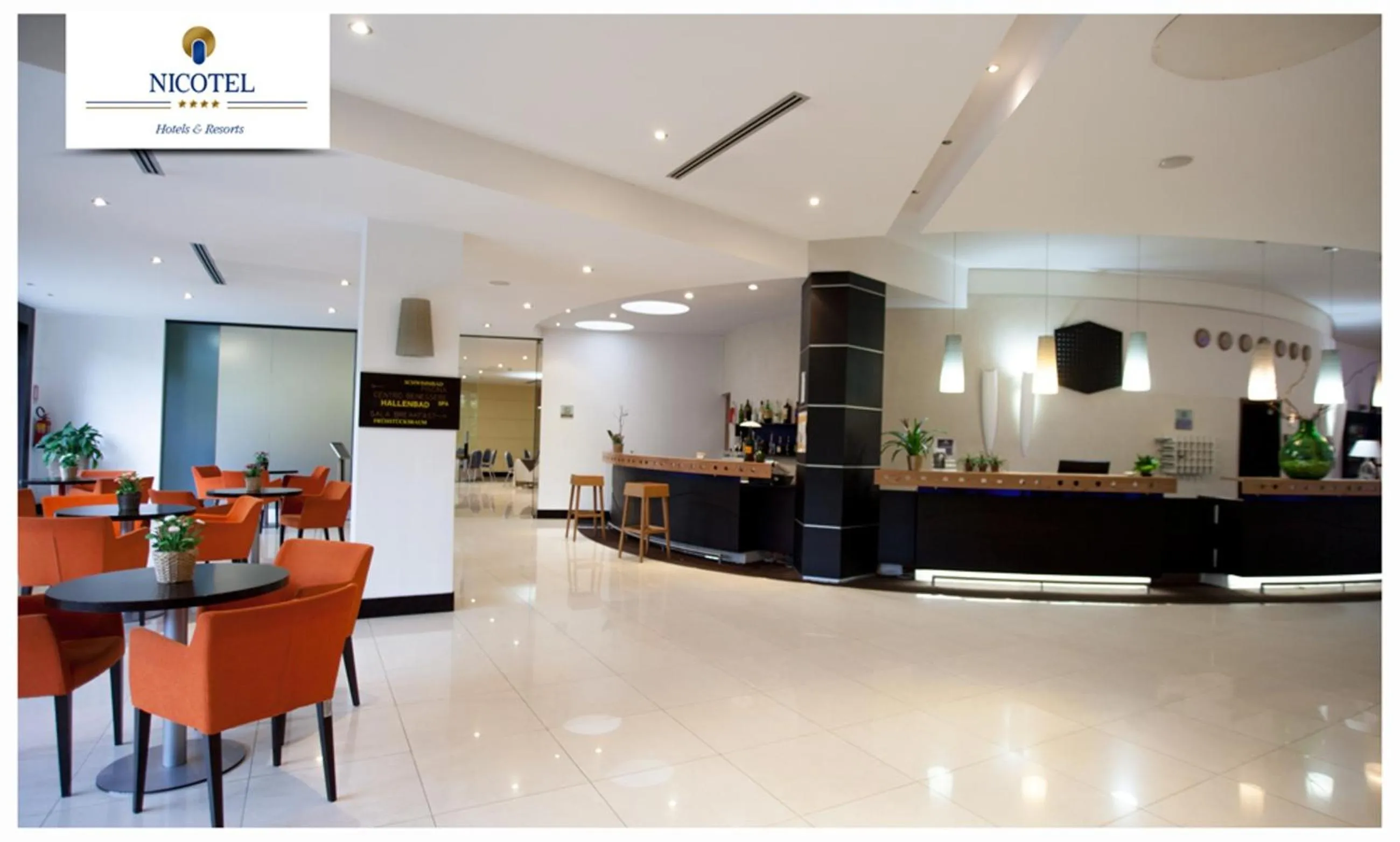 Lobby or reception in Nicotel Pineto