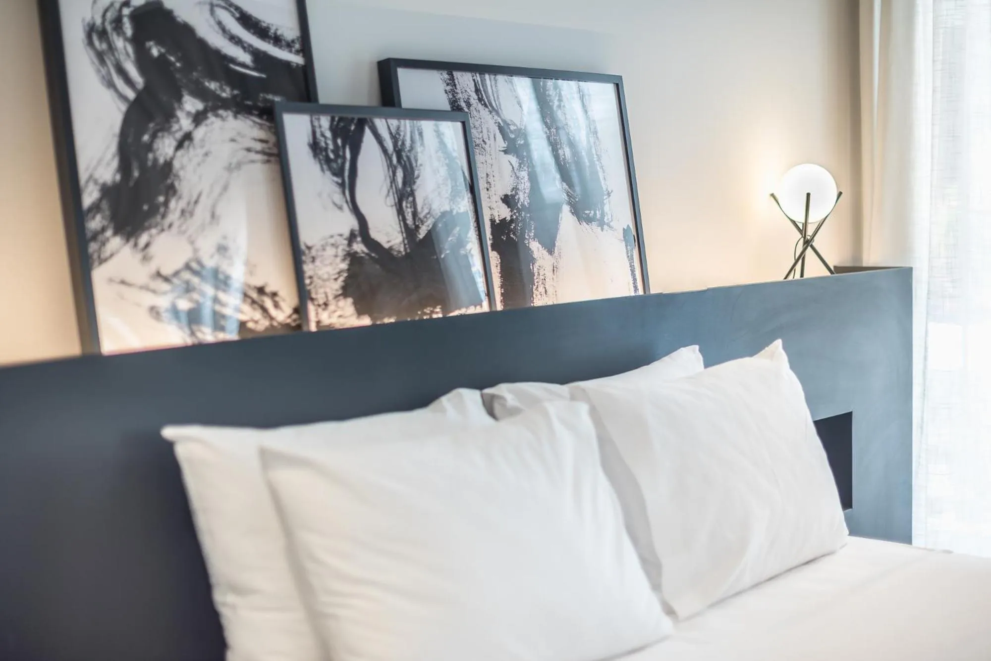 Bed in The Asprogeraka - self check-in rooms