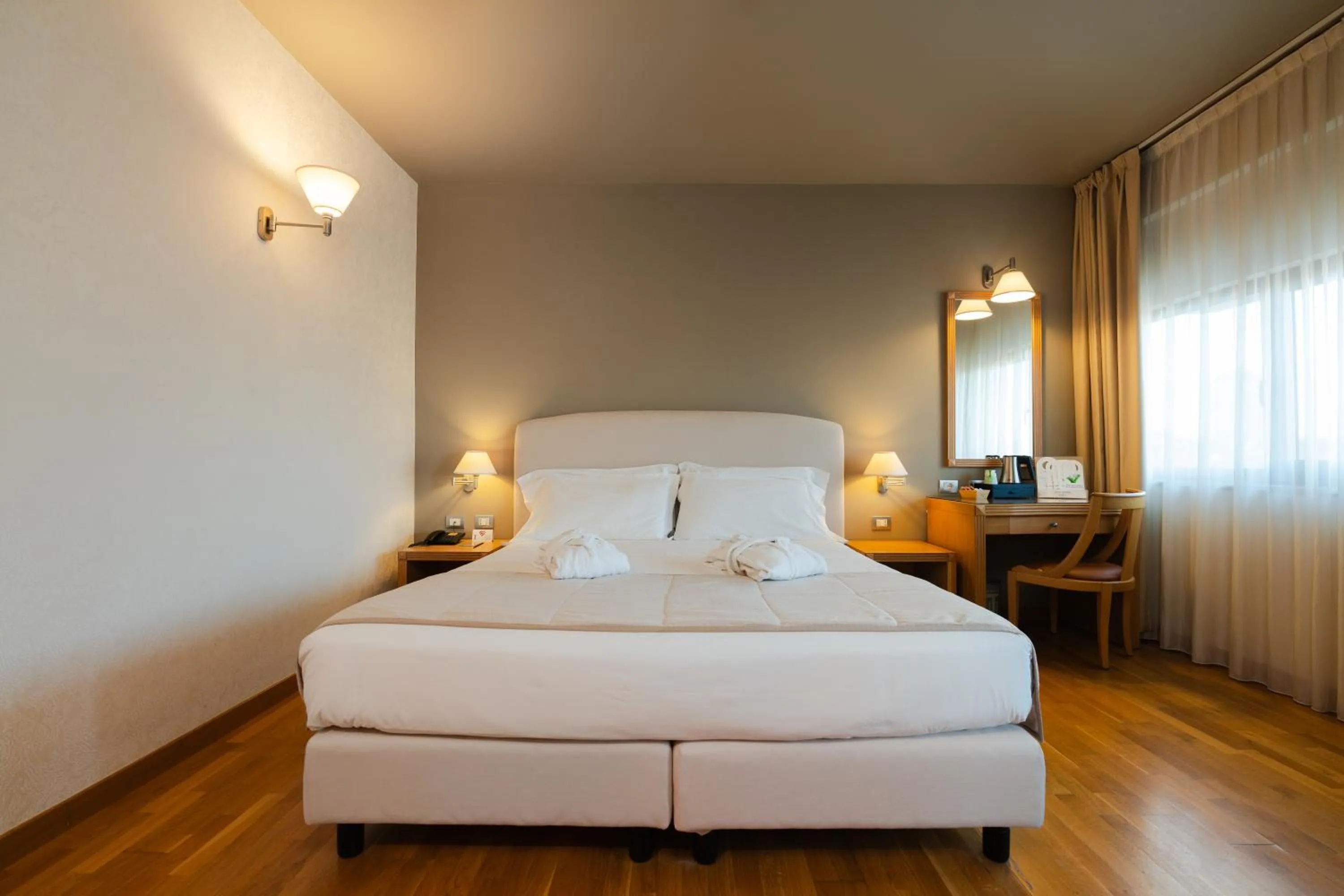 Bed in Hotel Touring