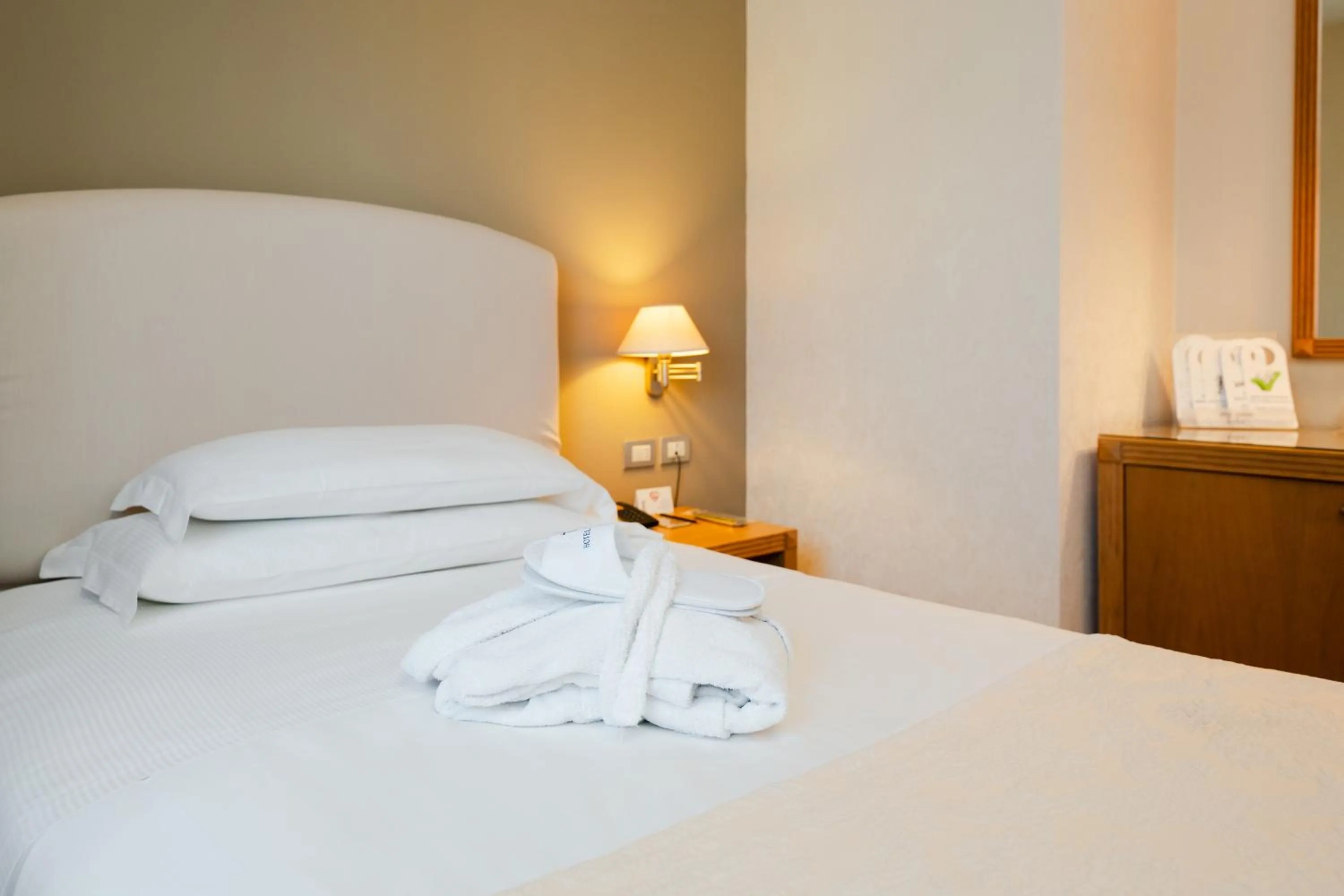 Bed in Hotel Touring