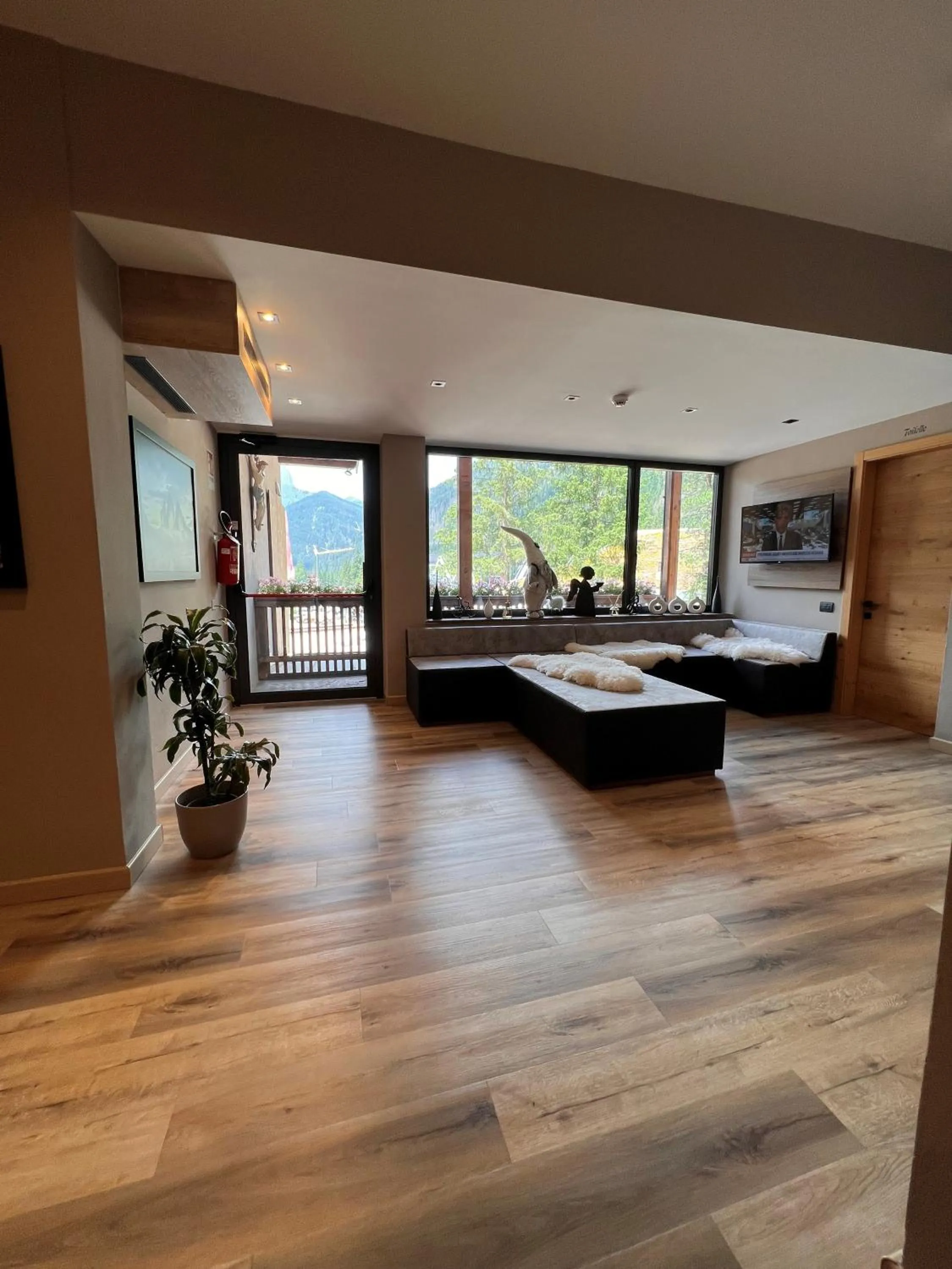 Living room in Chalet Queen