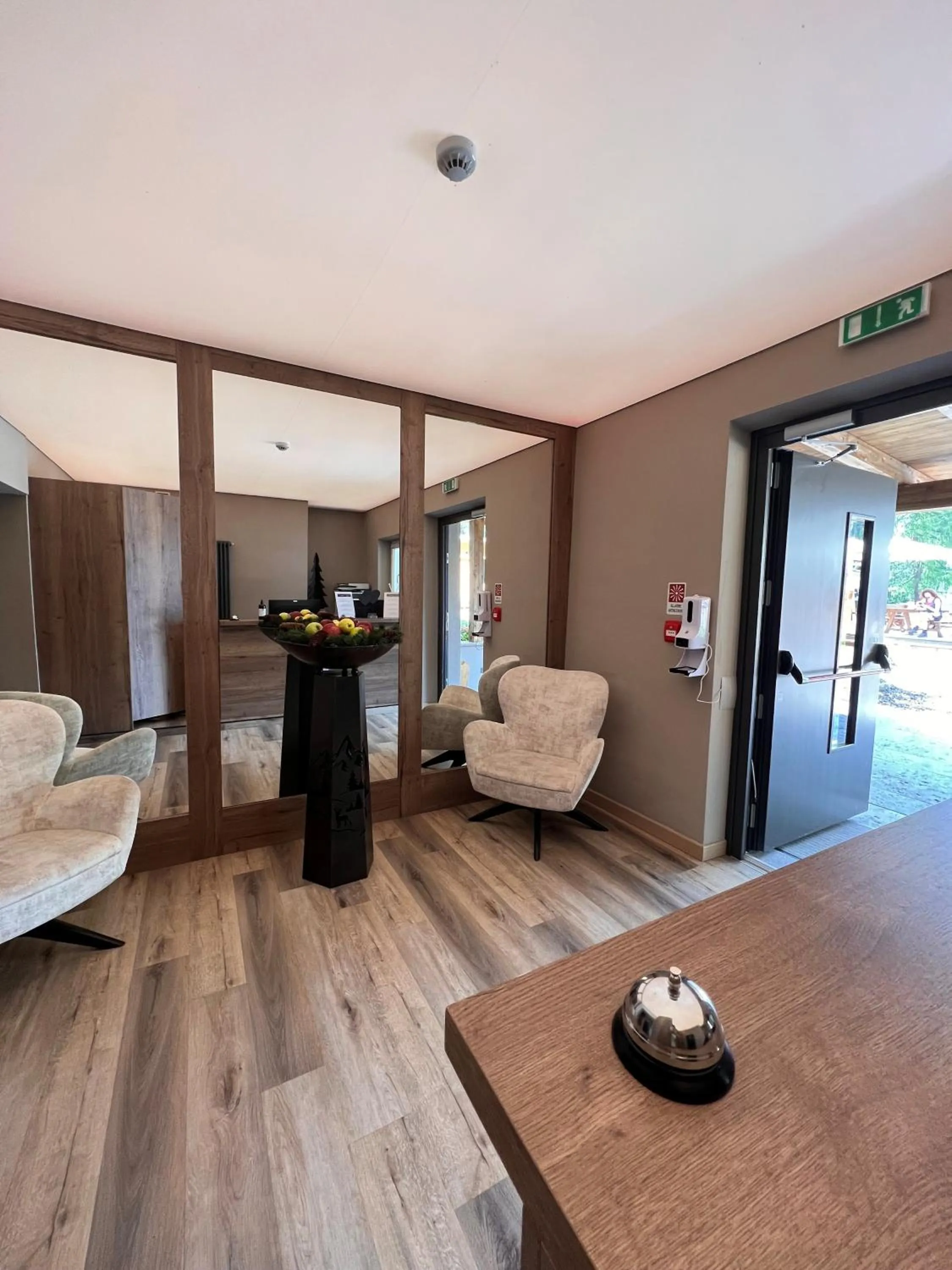 Lobby or reception in Chalet Queen