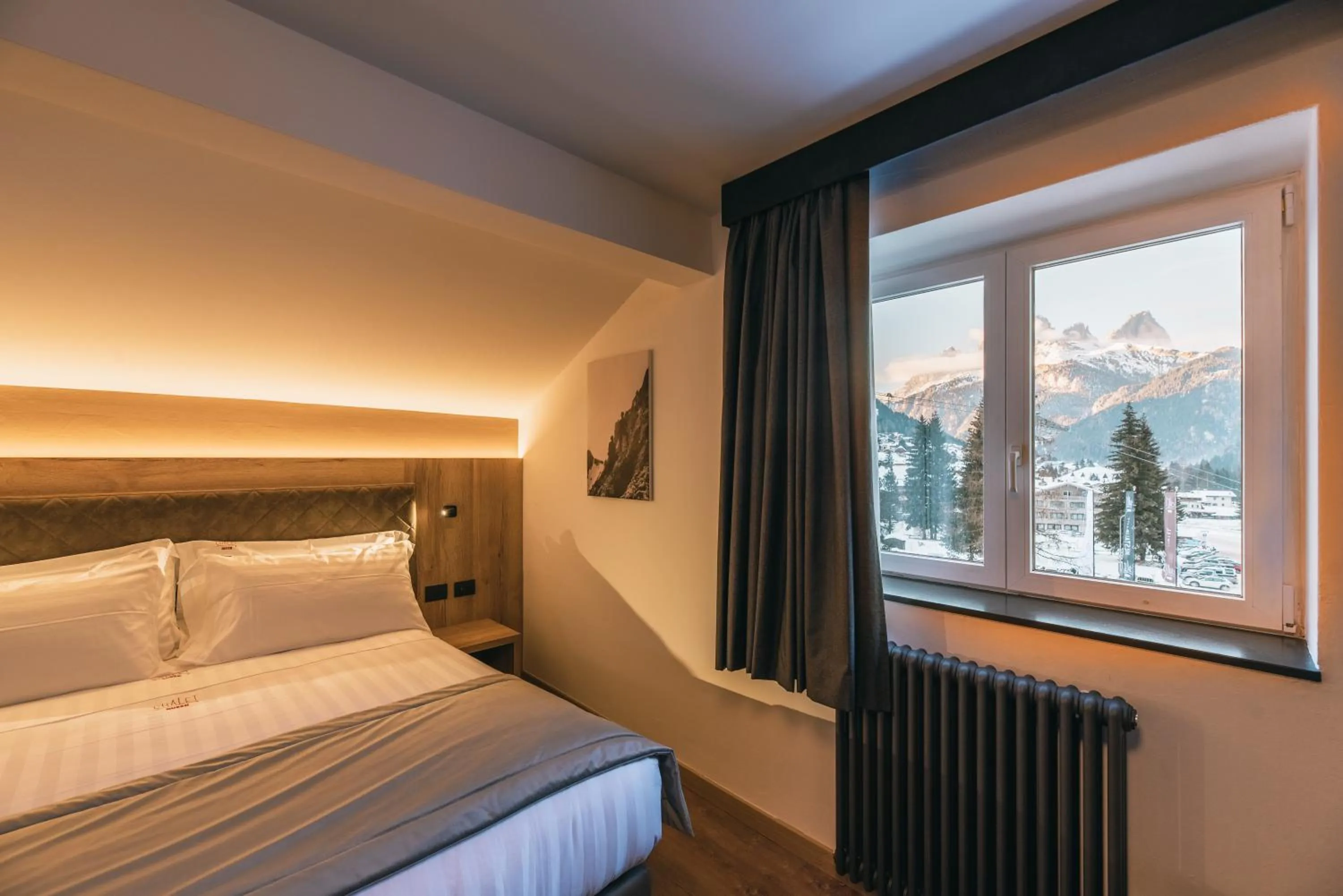 Bed in Chalet Queen