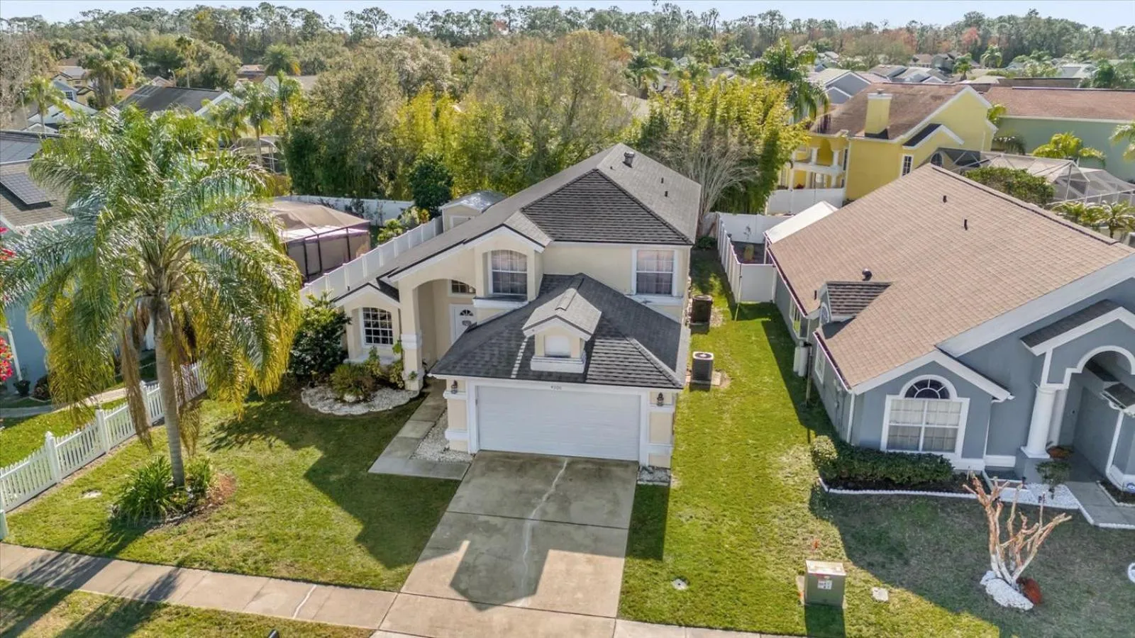 Bird's eye view in Elegant Villa Pool Fun Game Room Near Disney