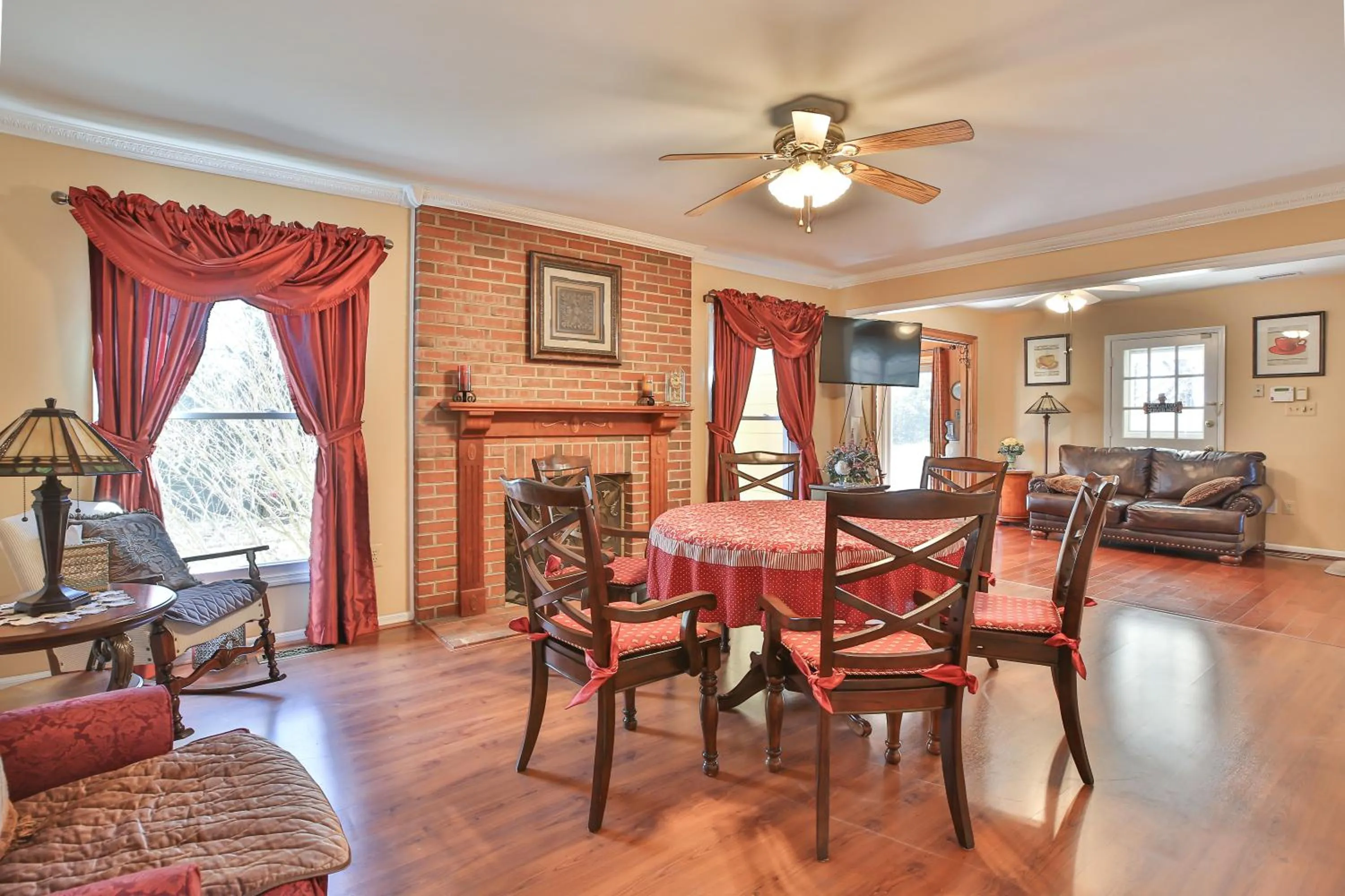 Dining area in Purcellville Home