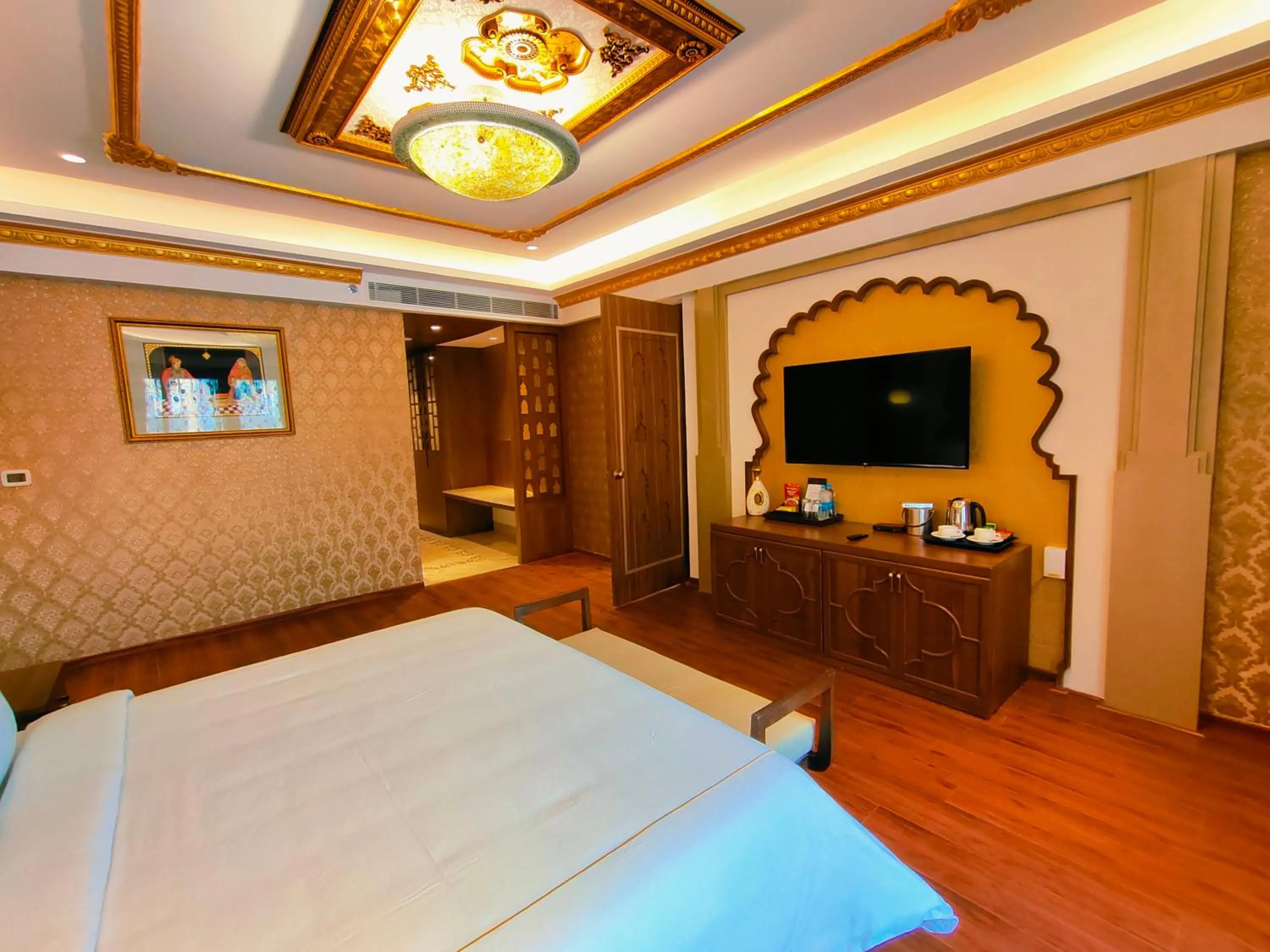 Bed in Kaldan Samudhra Palace