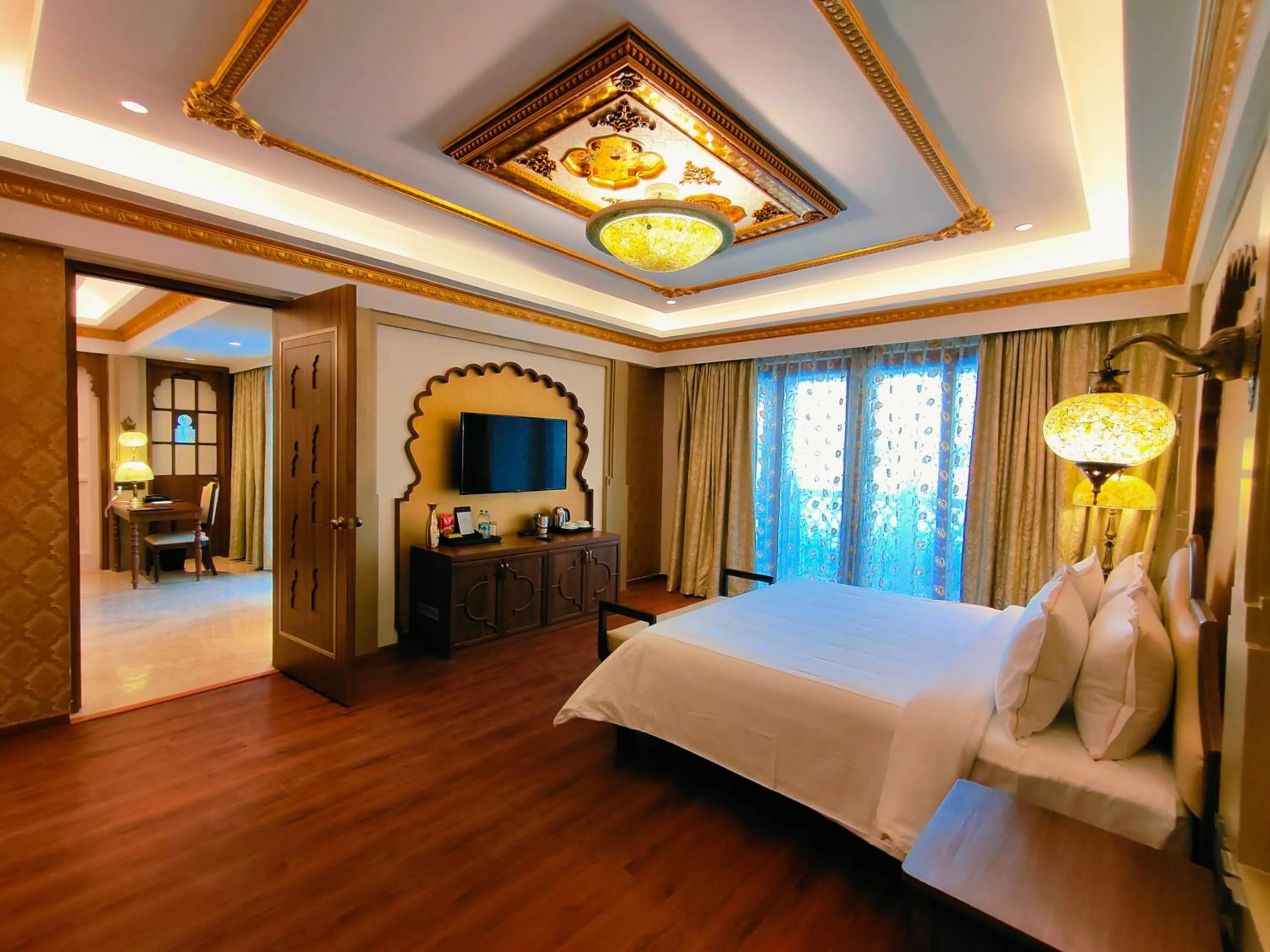 Bed in Kaldan Samudhra Palace