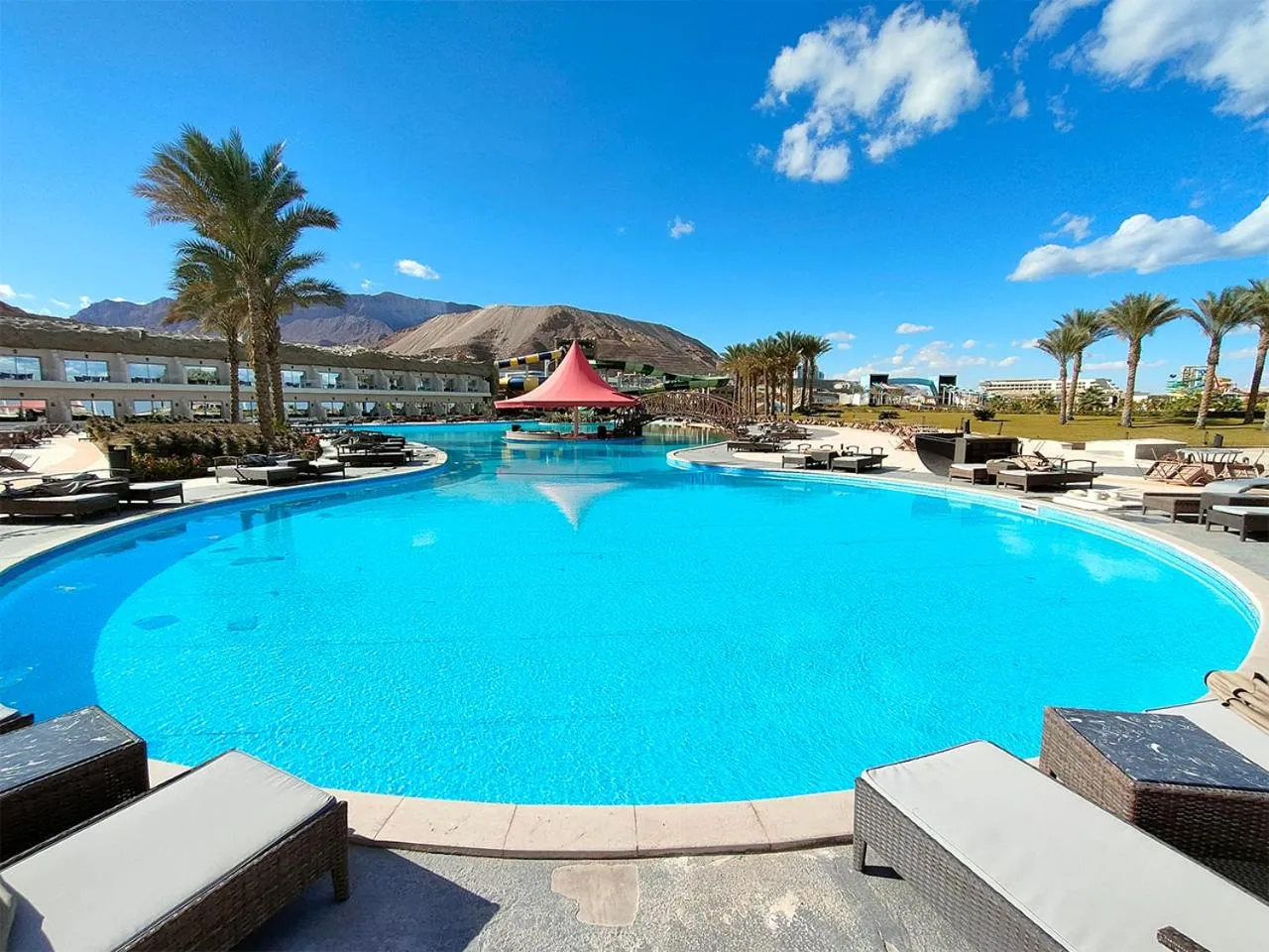 Swimming pool in Eastern El-Galala Aquapark Ain Sokhna