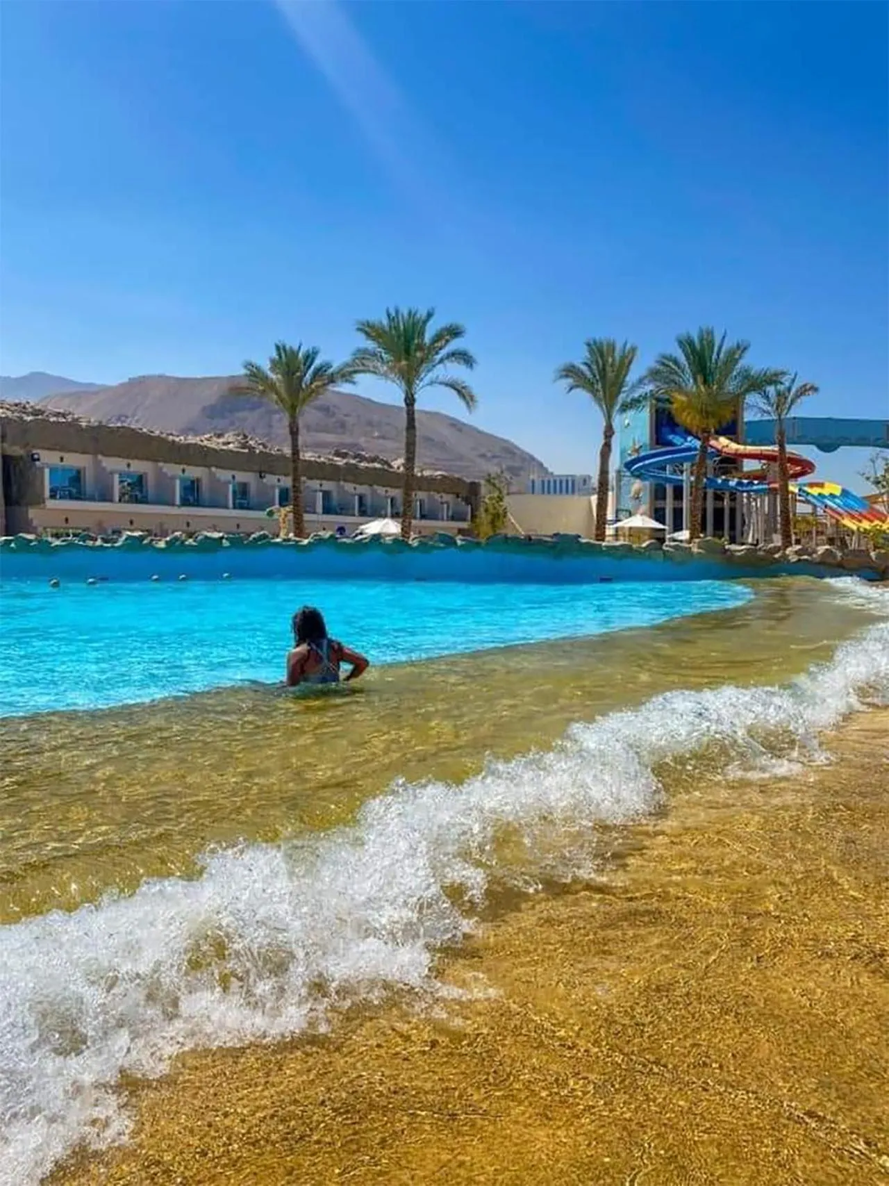 Pool view in Eastern El-Galala Aquapark Ain Sokhna