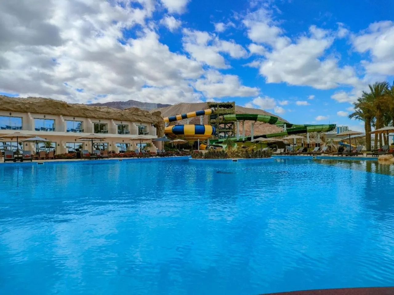 Swimming pool in Eastern El-Galala Aquapark Ain Sokhna