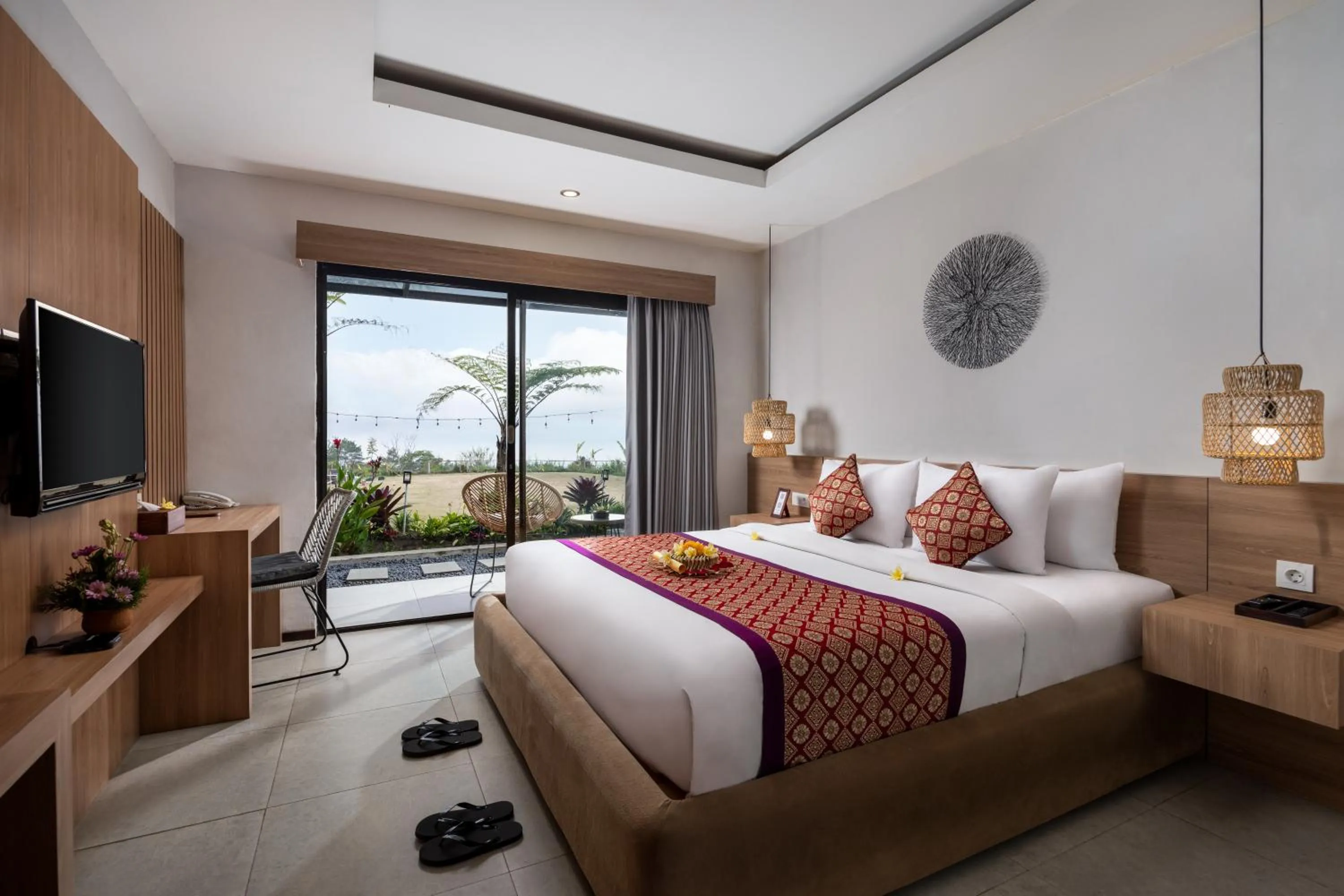 View (from property/room), Bed in Pramana Zahill Kintamani