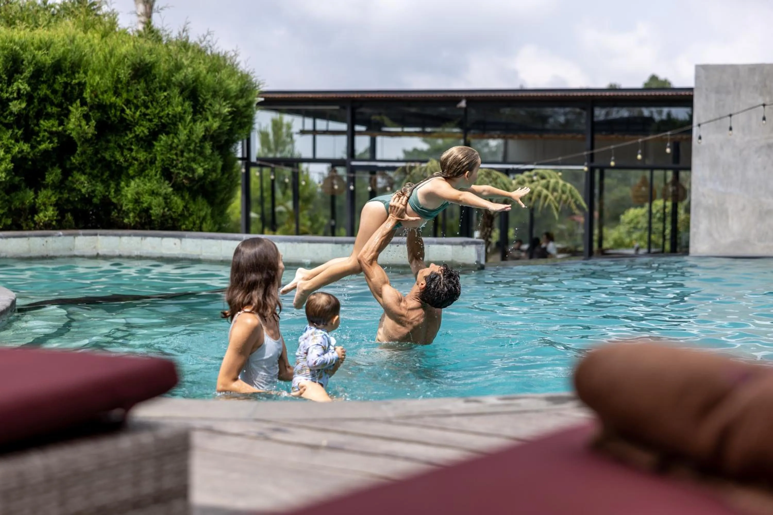 Swimming pool in Pramana Zahill Kintamani