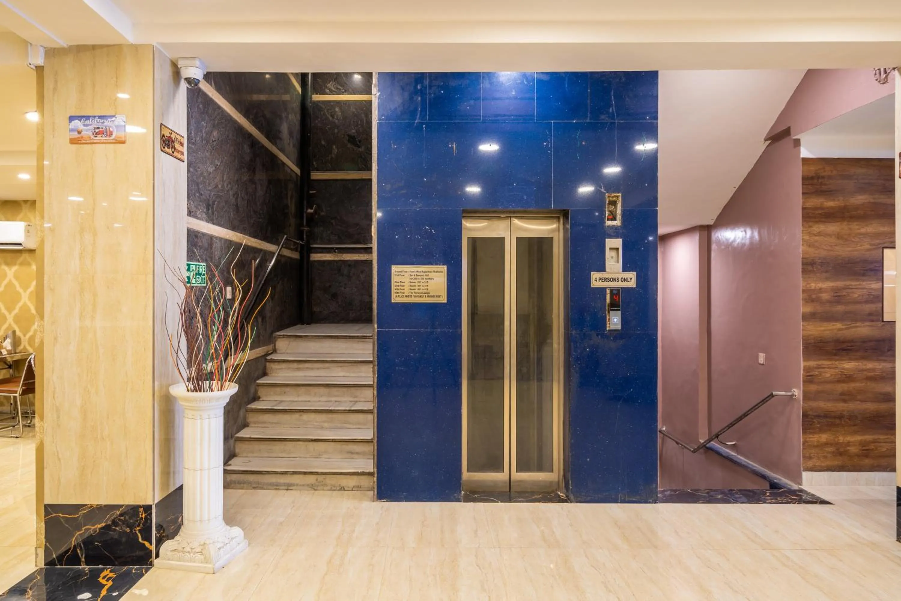 elevator in Hotel V inn Sindhi Camp