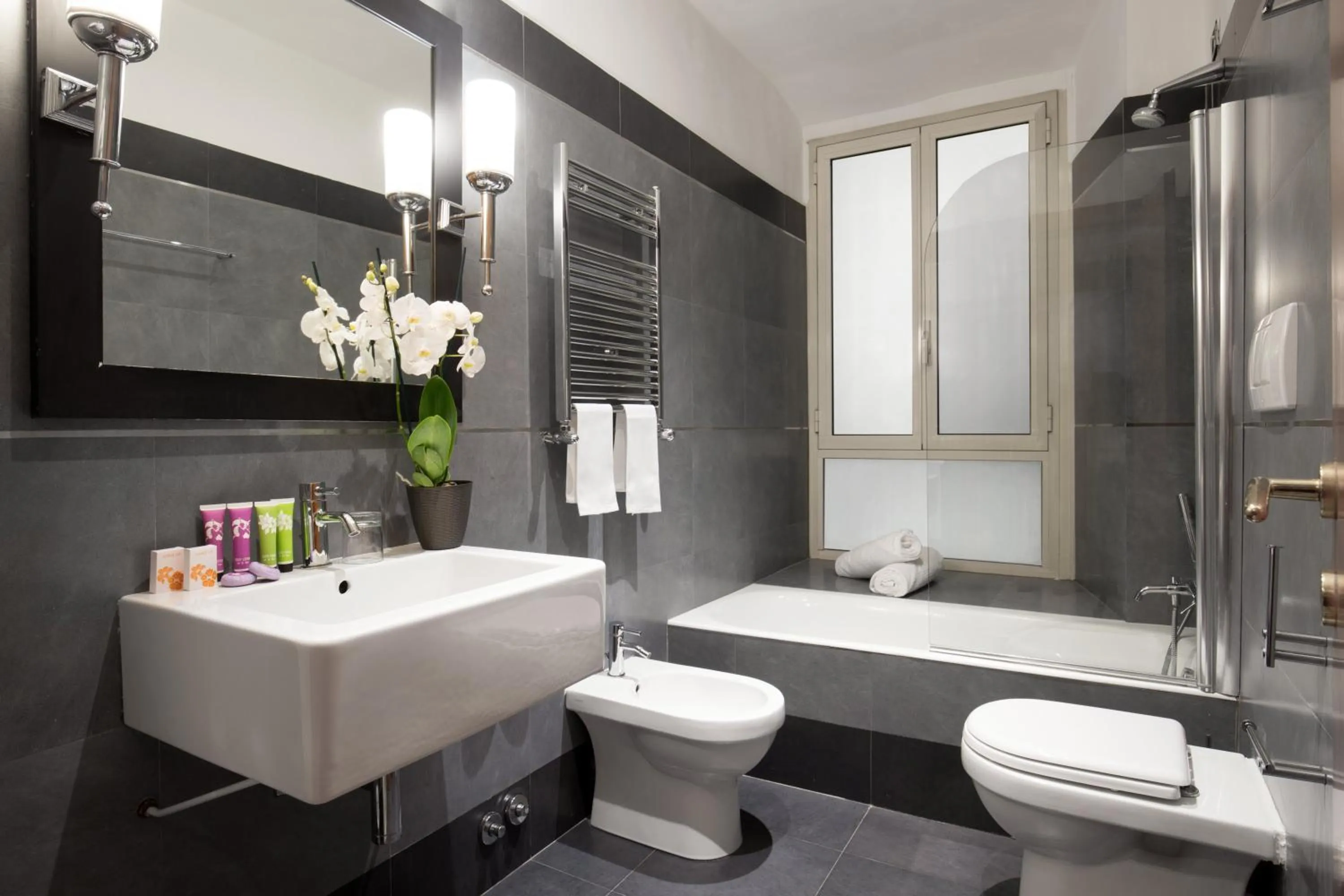 Bathroom in Hotel Morgana