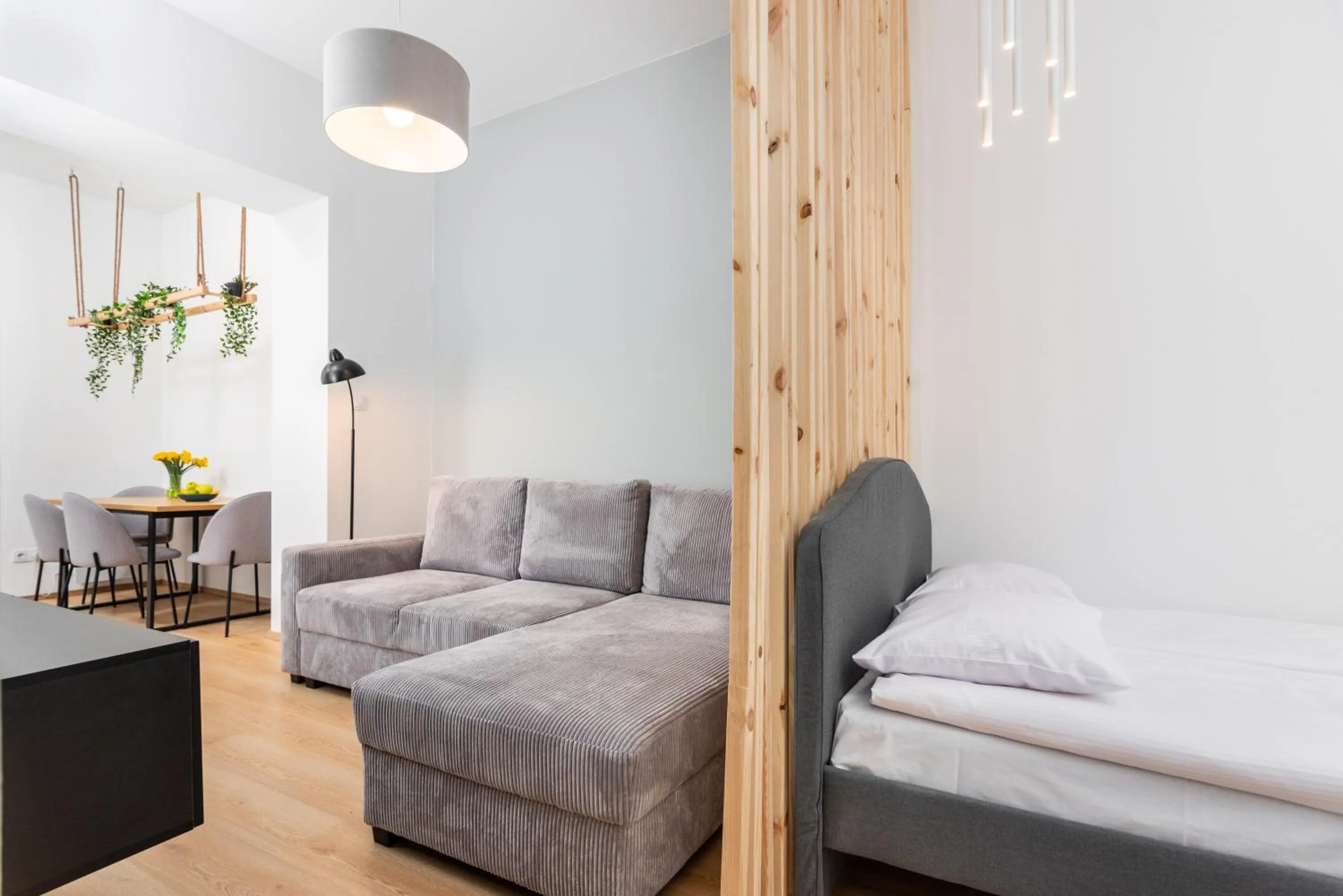 Bed in Modern Centrally Located Apartments - by Upstairs