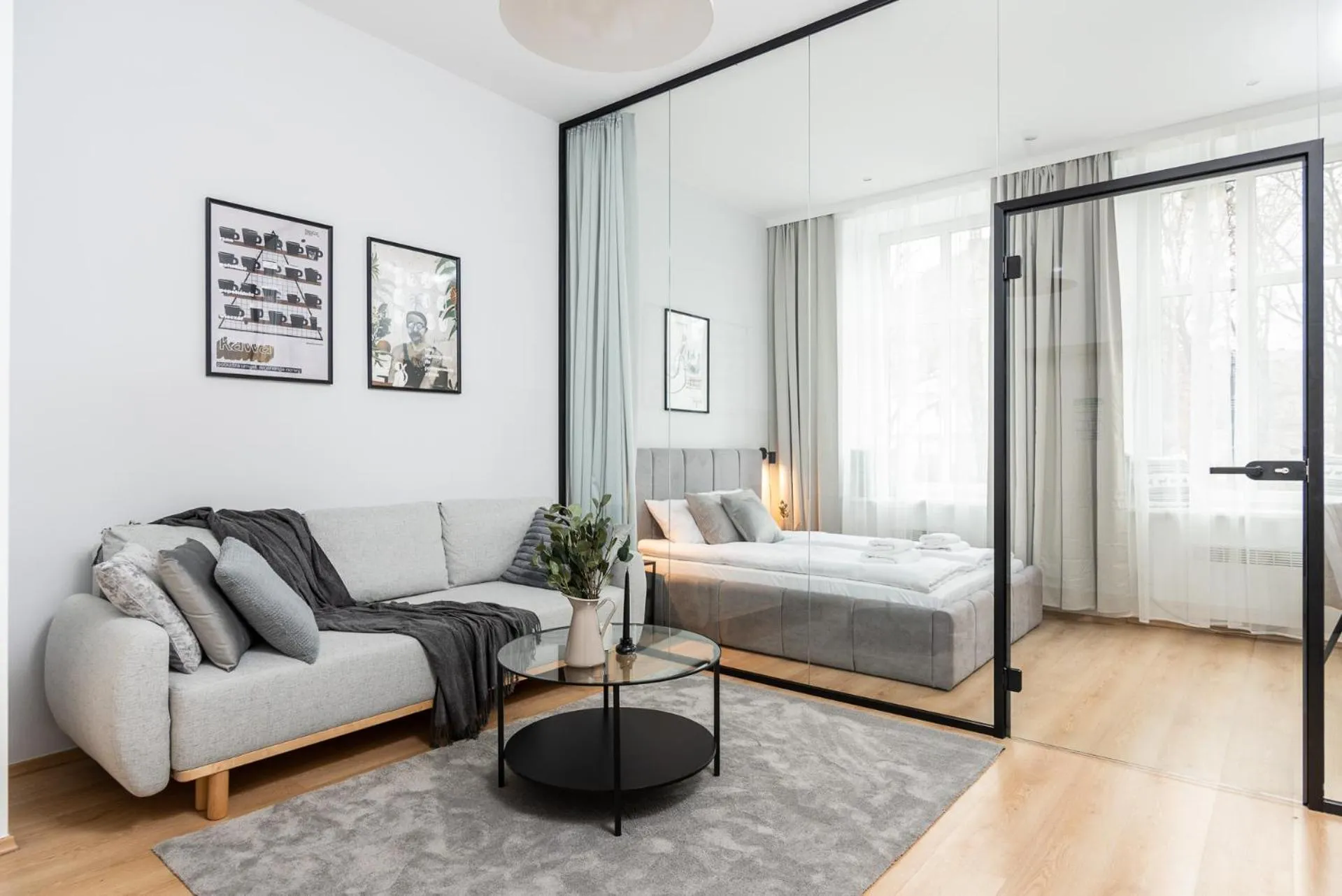 Bed in Modern Centrally Located Apartments - by Upstairs