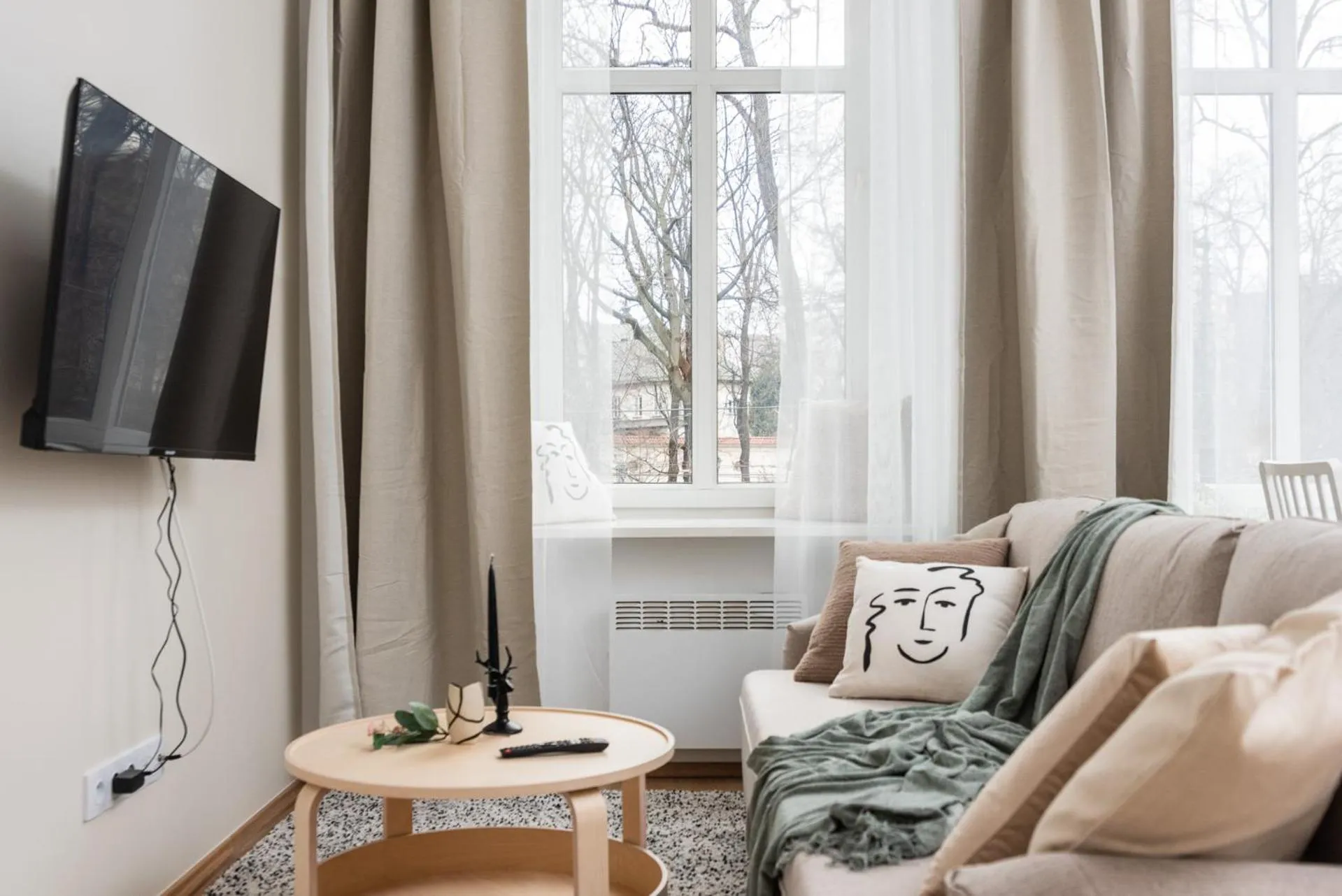 TV and multimedia in Modern Centrally Located Apartments - by Upstairs