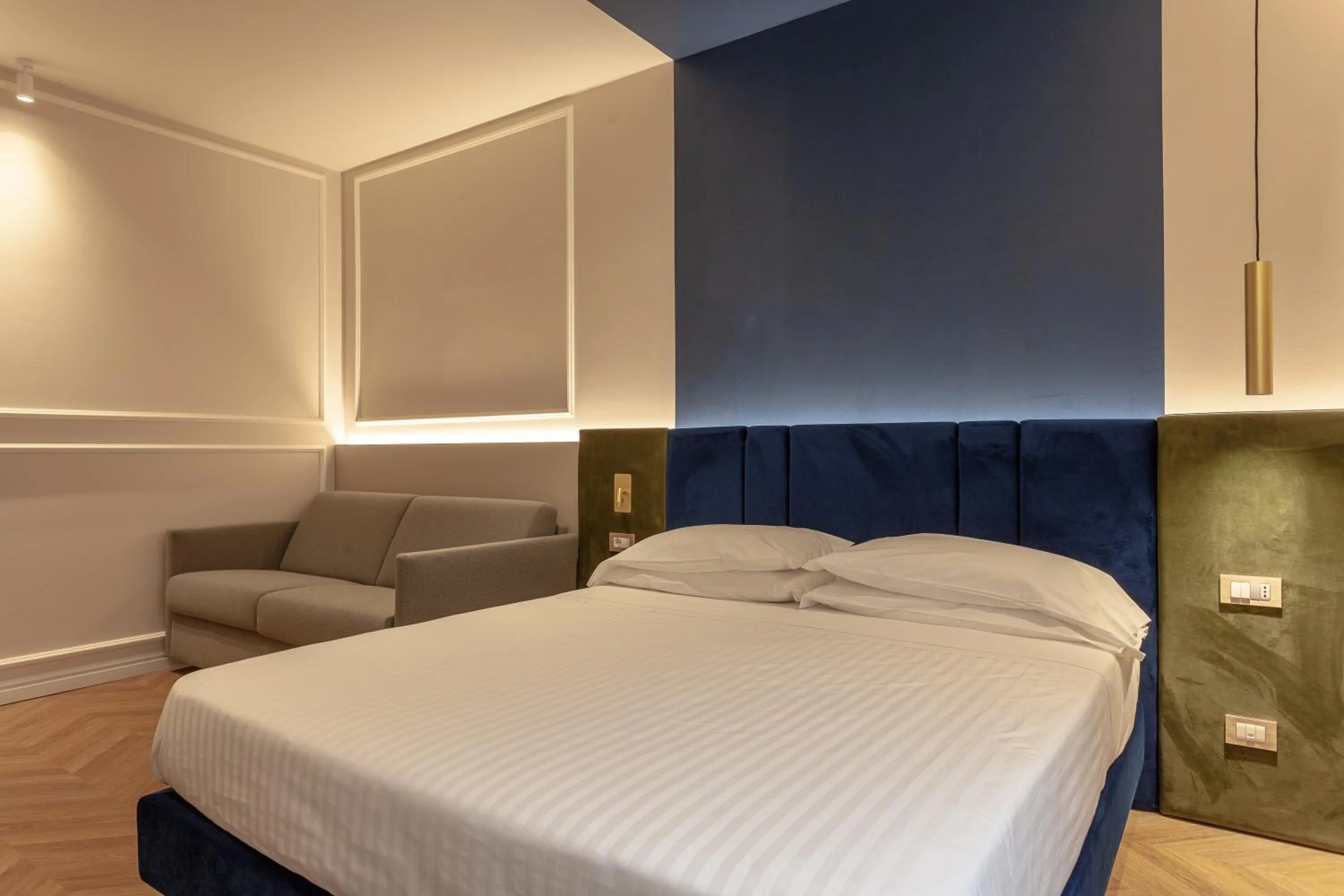 Bed in Hotel La Fortezza