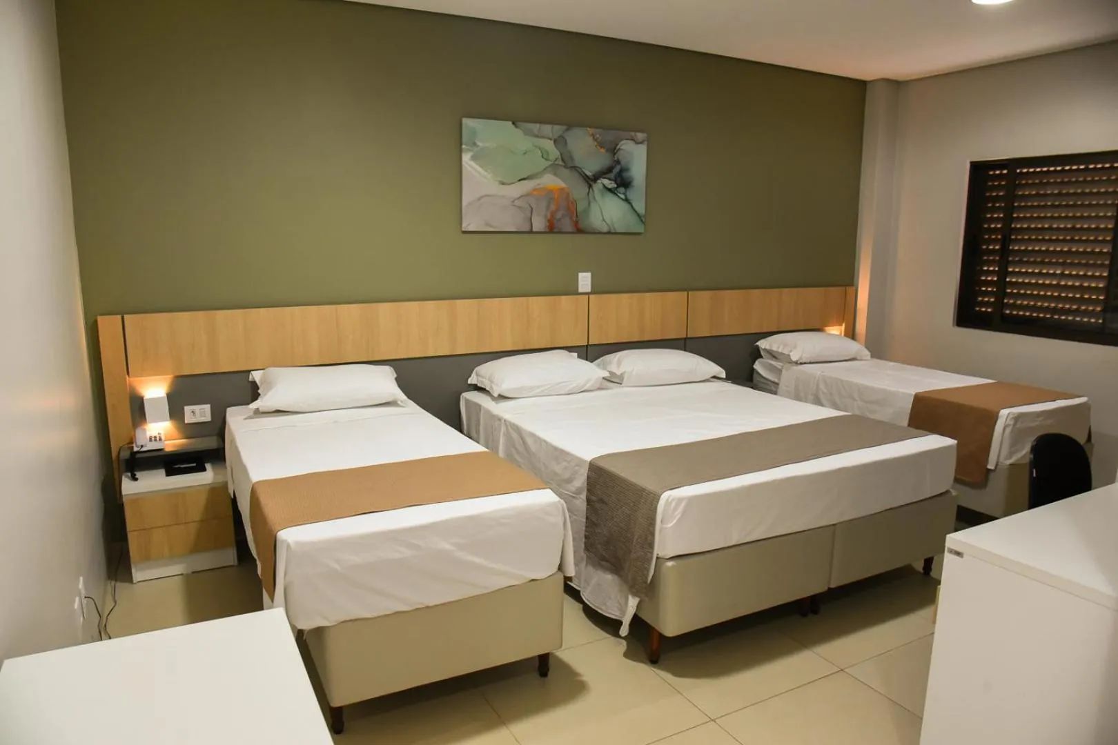 Bed in Hotel Plaza Garden