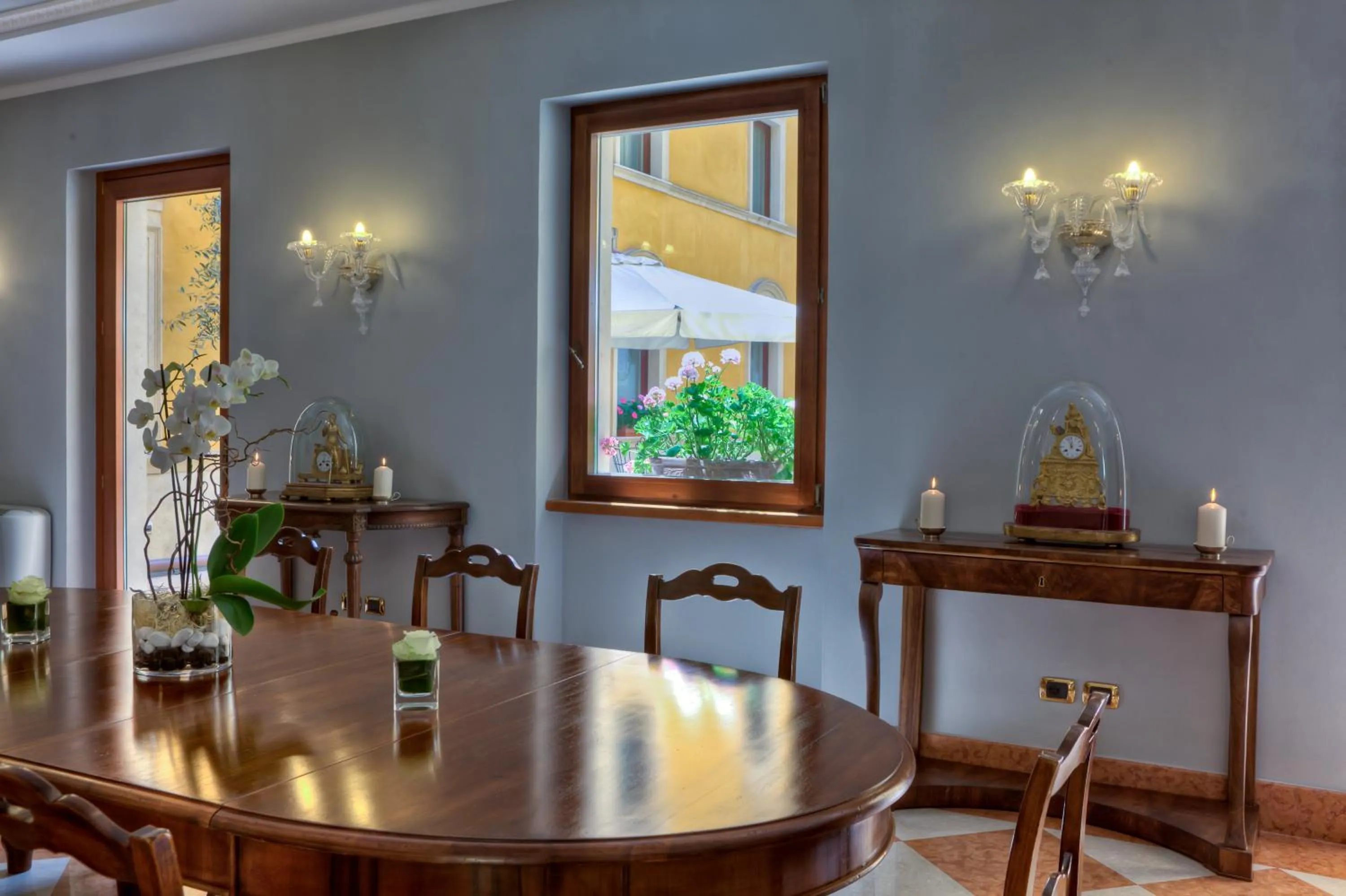 Lobby or reception in Due Torri Hotel