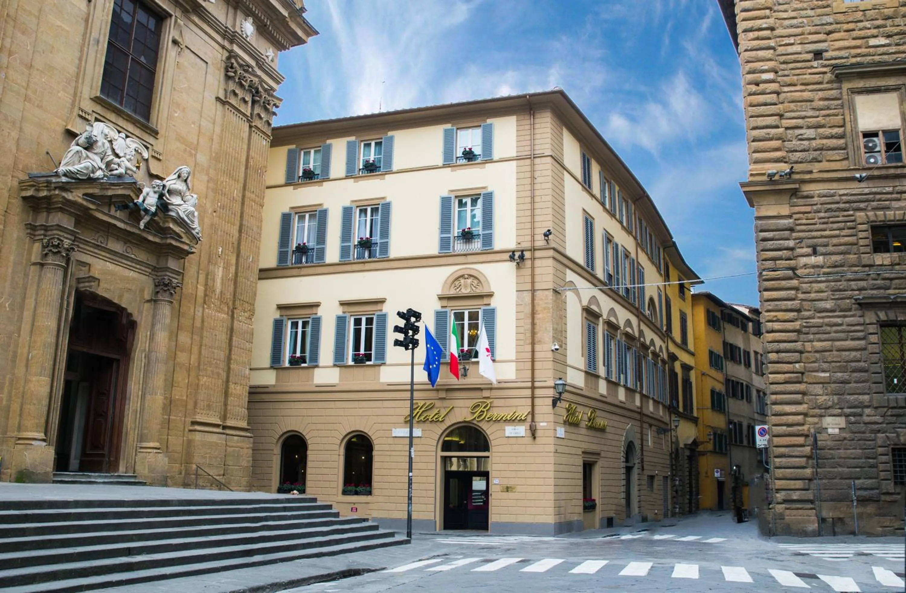 Facade/entrance in Hotel Bernini Palace