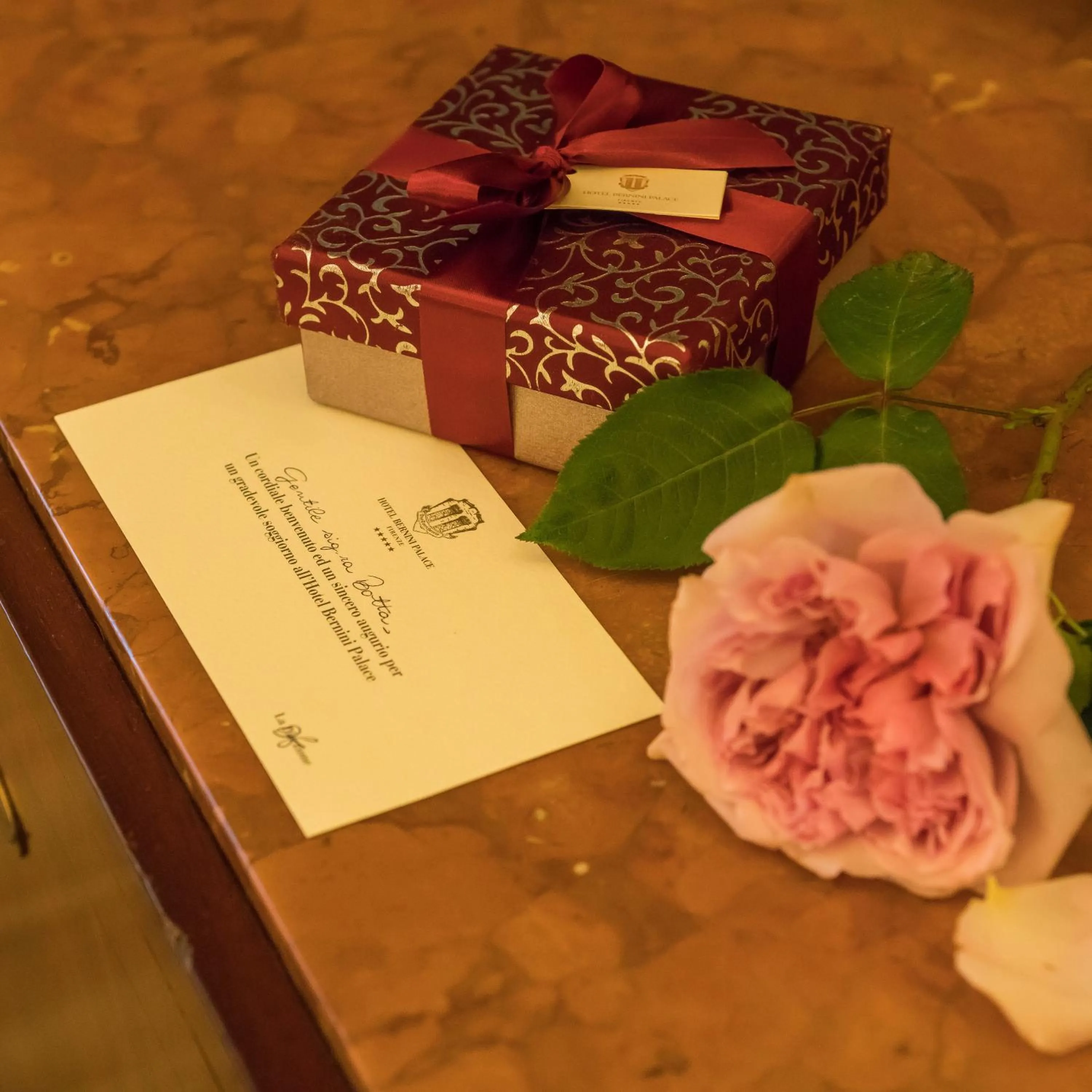 Decorative detail in Hotel Bernini Palace