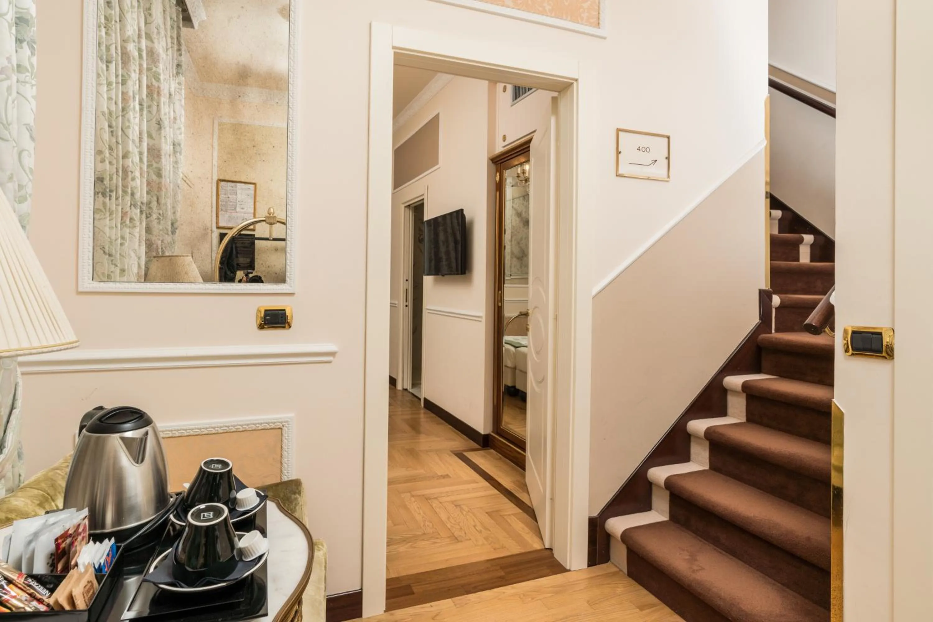 Patio in Hotel Bernini Palace