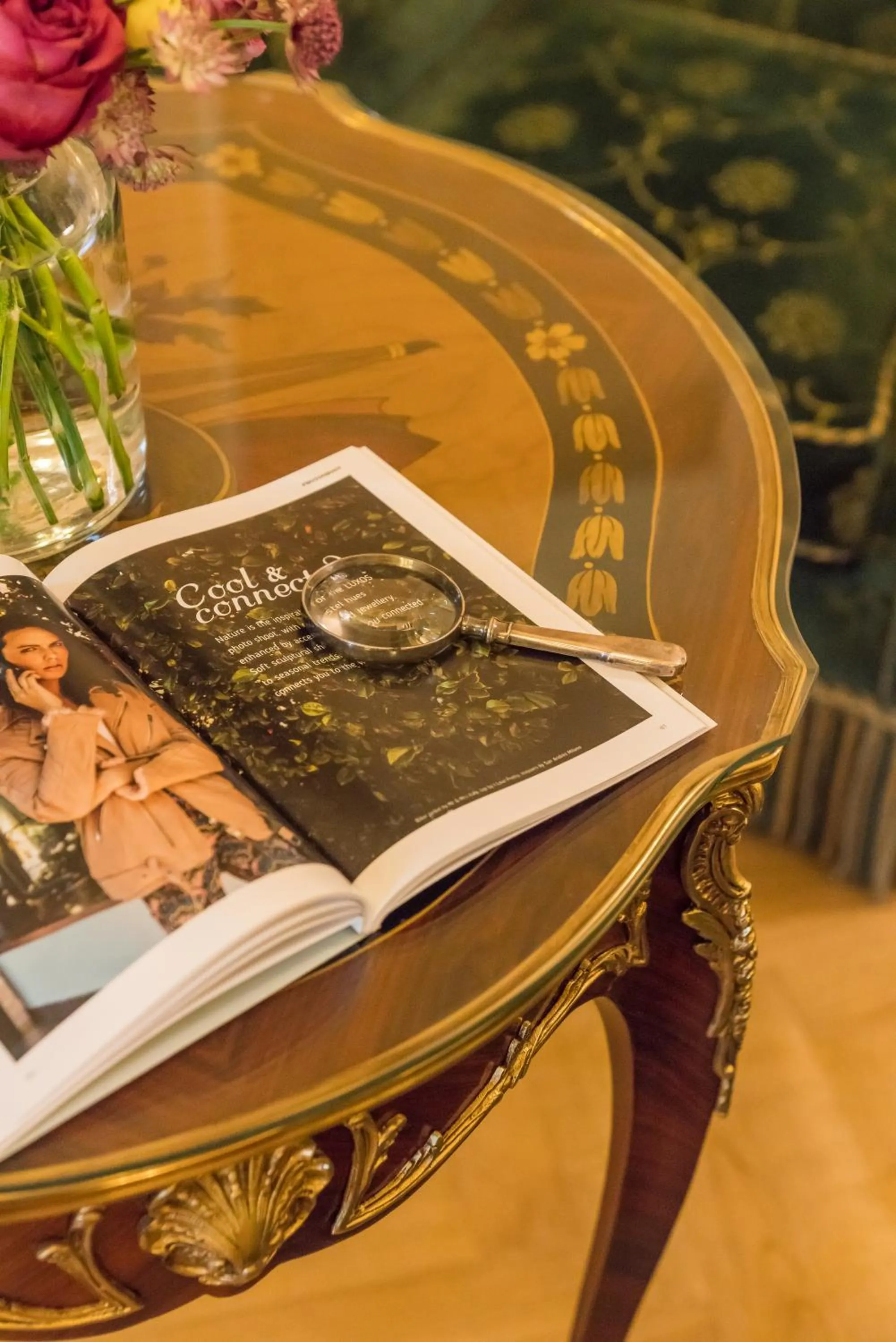 Decorative detail in Hotel Bernini Palace
