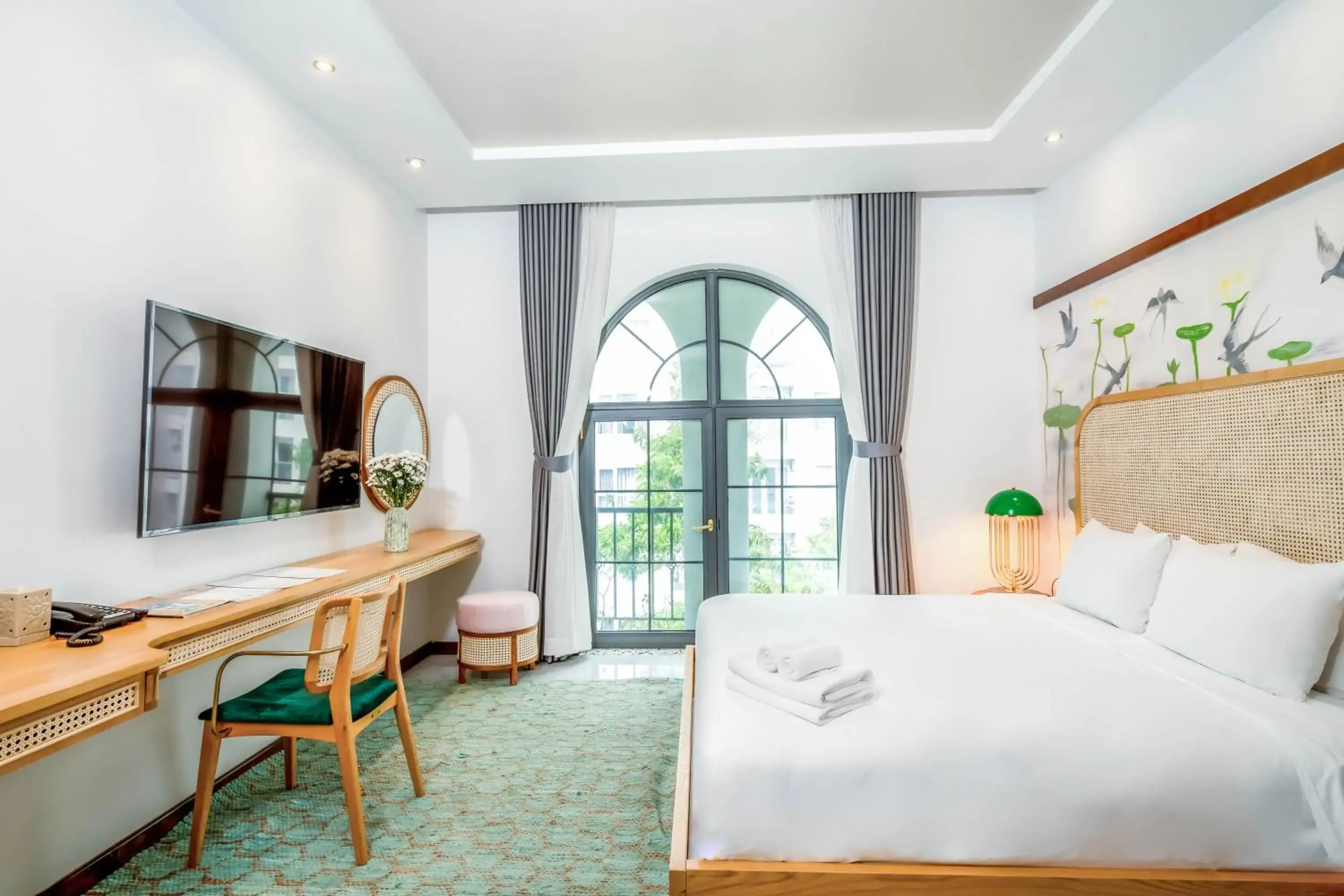 King Room with Garden View in FREE AIRPORT - MISAKI Hotel by SAZI King Room with Garden View in FREE AIRPORT - MISAKI Hotel by SAZI