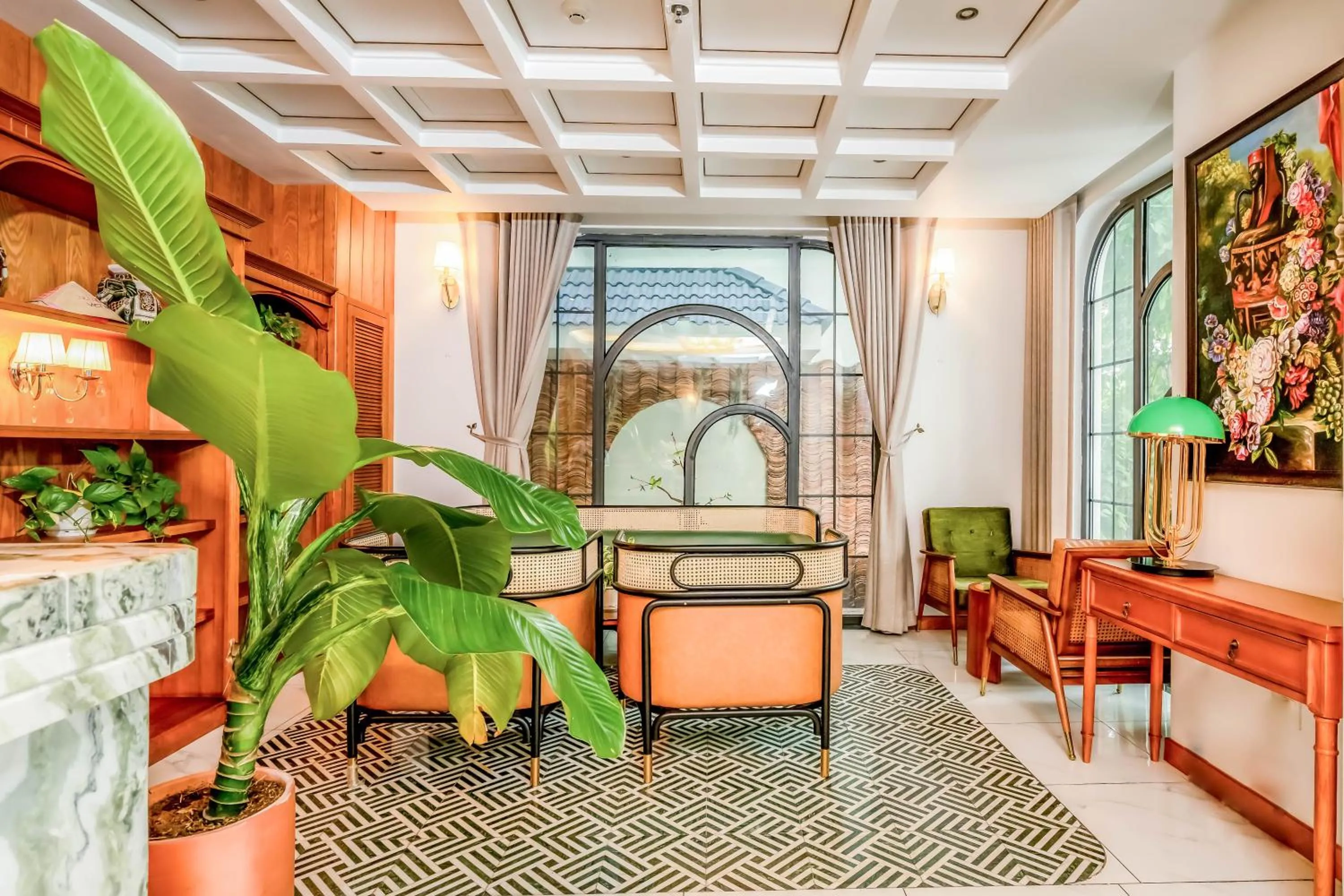 Living room in FREE AIRPORT - MISAKI Hotel by SAZI