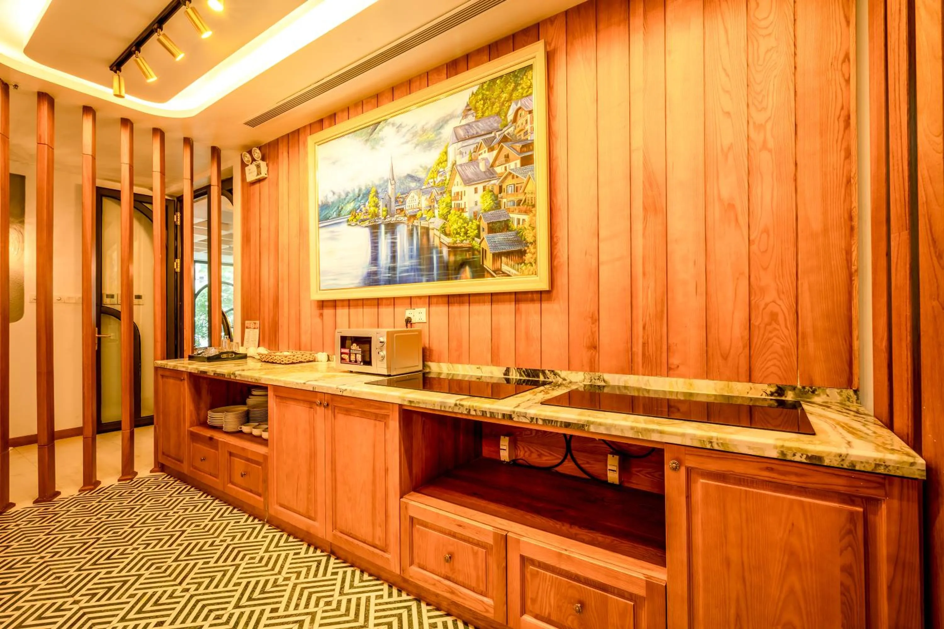 stove in FREE AIRPORT - MISAKI Hotel by SAZI