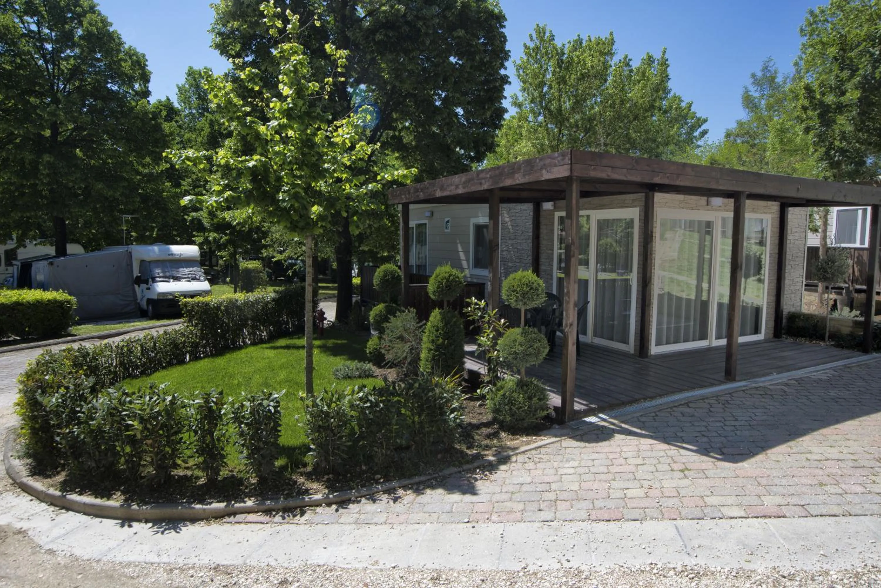 Facade/entrance in Flaminio Village Bungalow Park