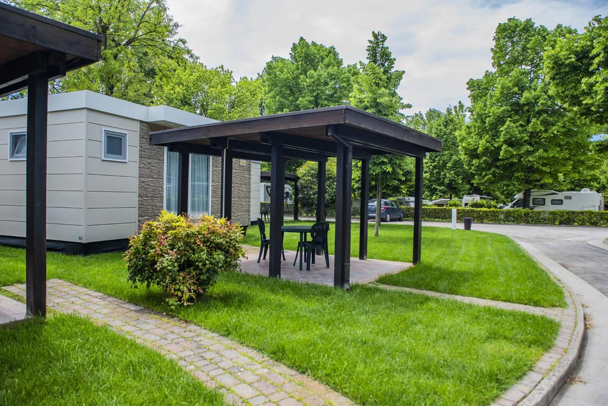 Garden in Flaminio Village Bungalow Park