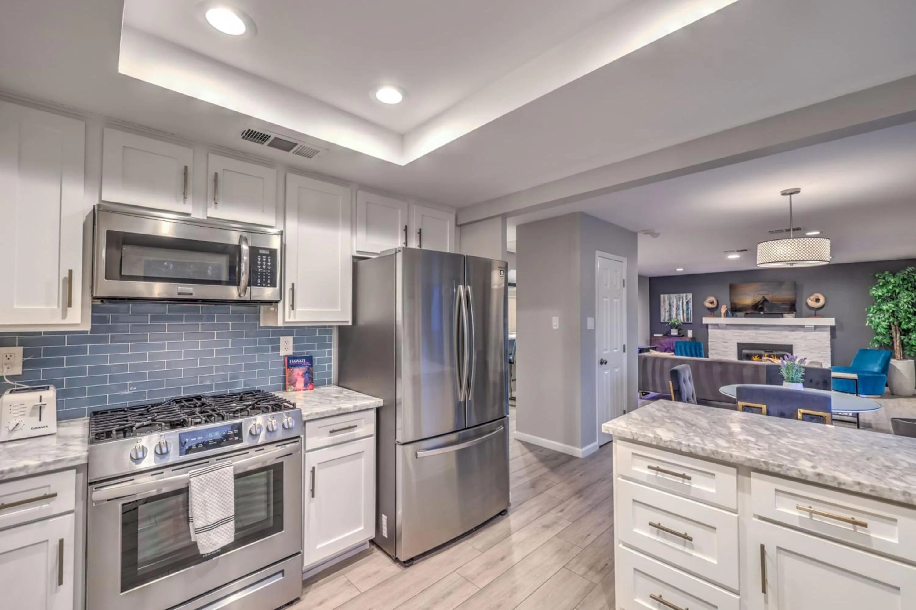 Kitchen or kitchenette in Sunset Swim, Luxury Vegas Villa with Pool, Hot Tub