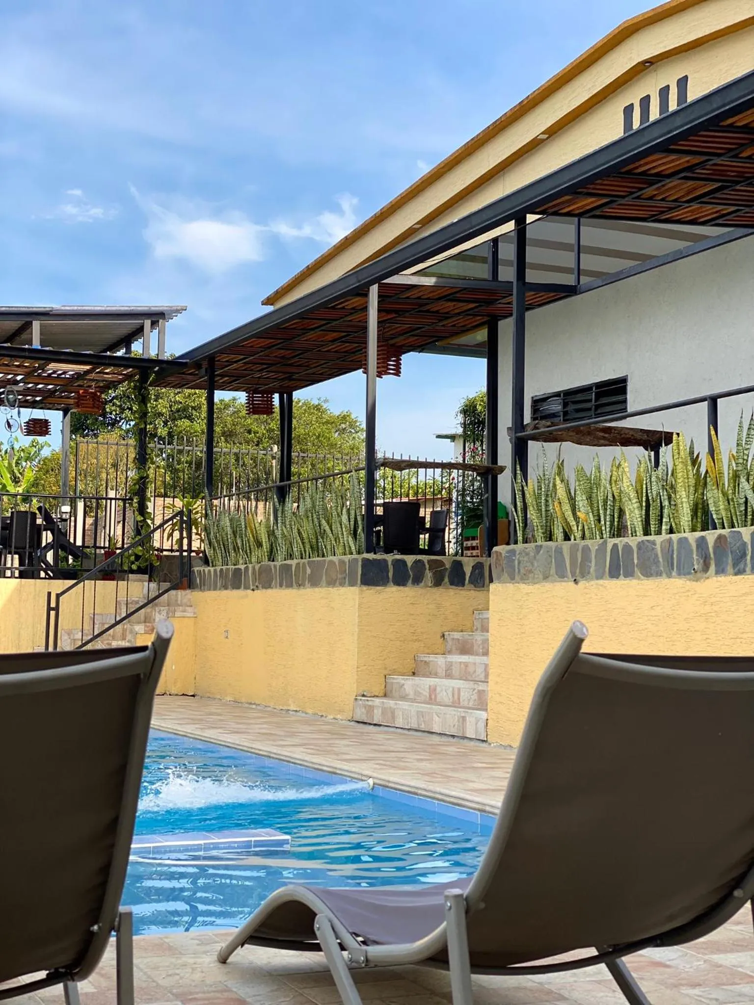 Pool view in Hotel Casa campestre HH