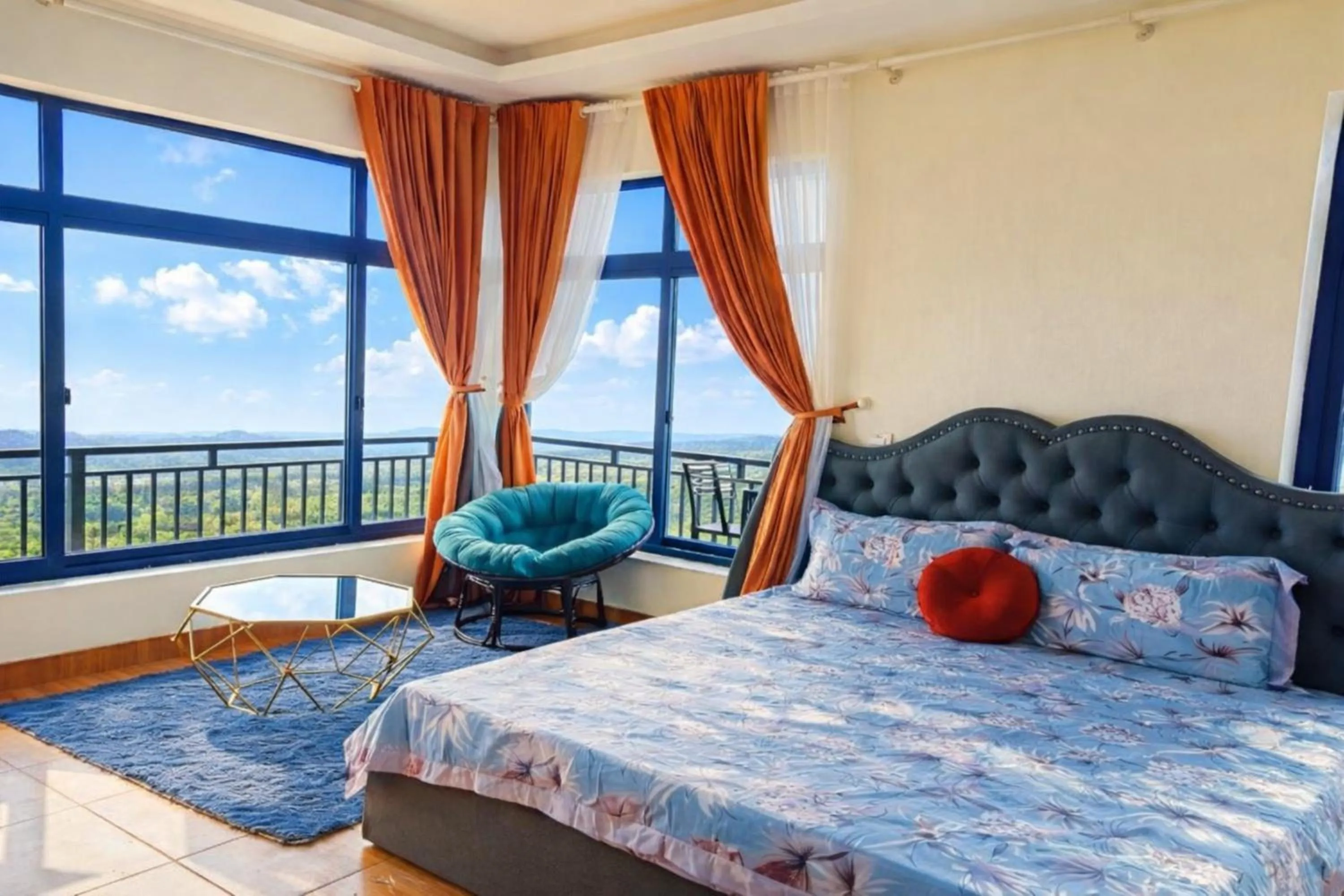 Bed in Sun Villa Tam Đảo