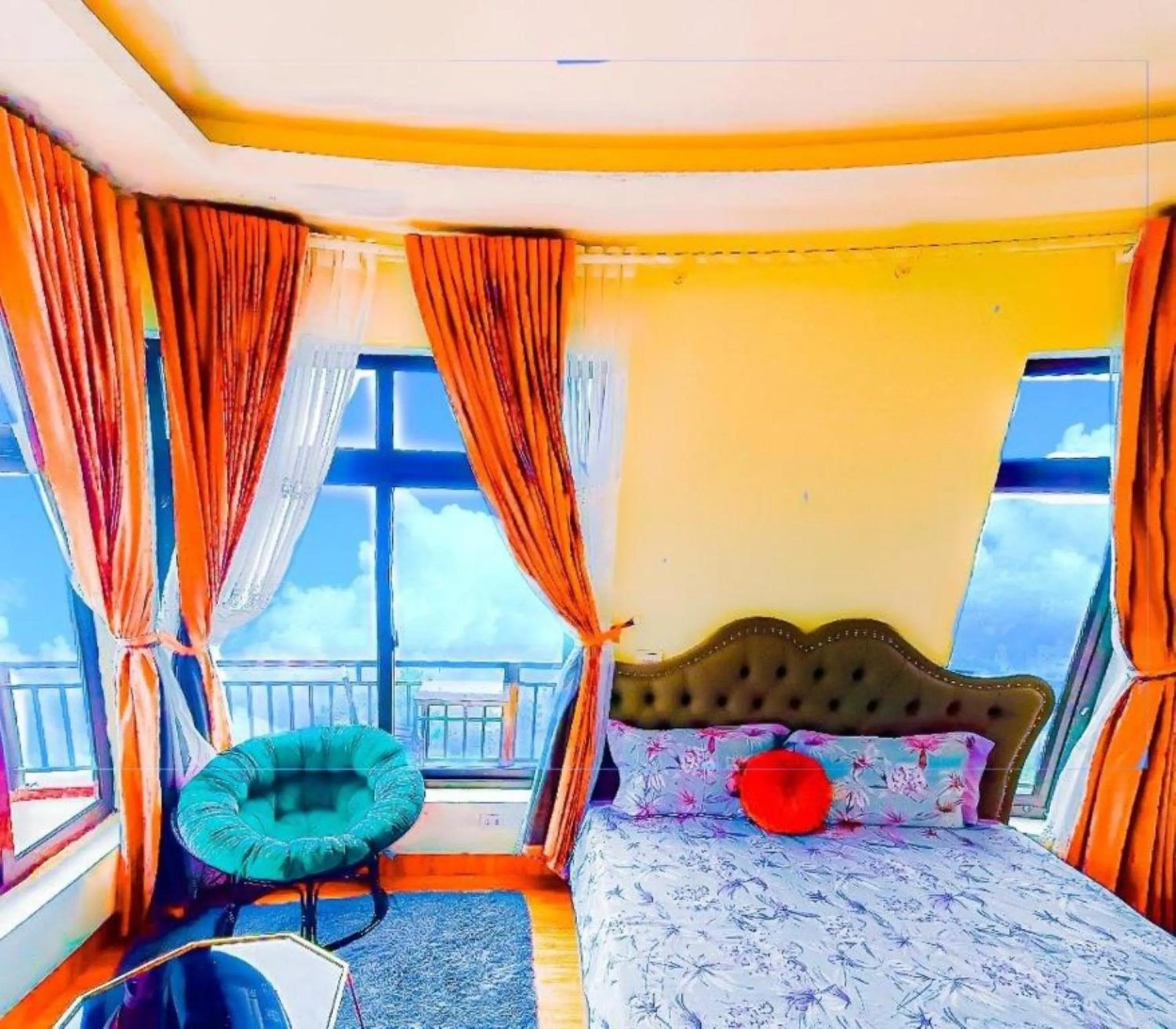 Photo of the whole room, Bed in Sun Villa Tam Đảo