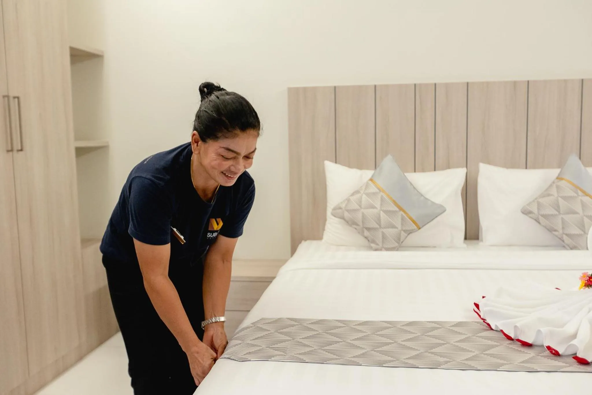 Staff, Bed in SUBANAN Residence - SHA Extra Plus Certified