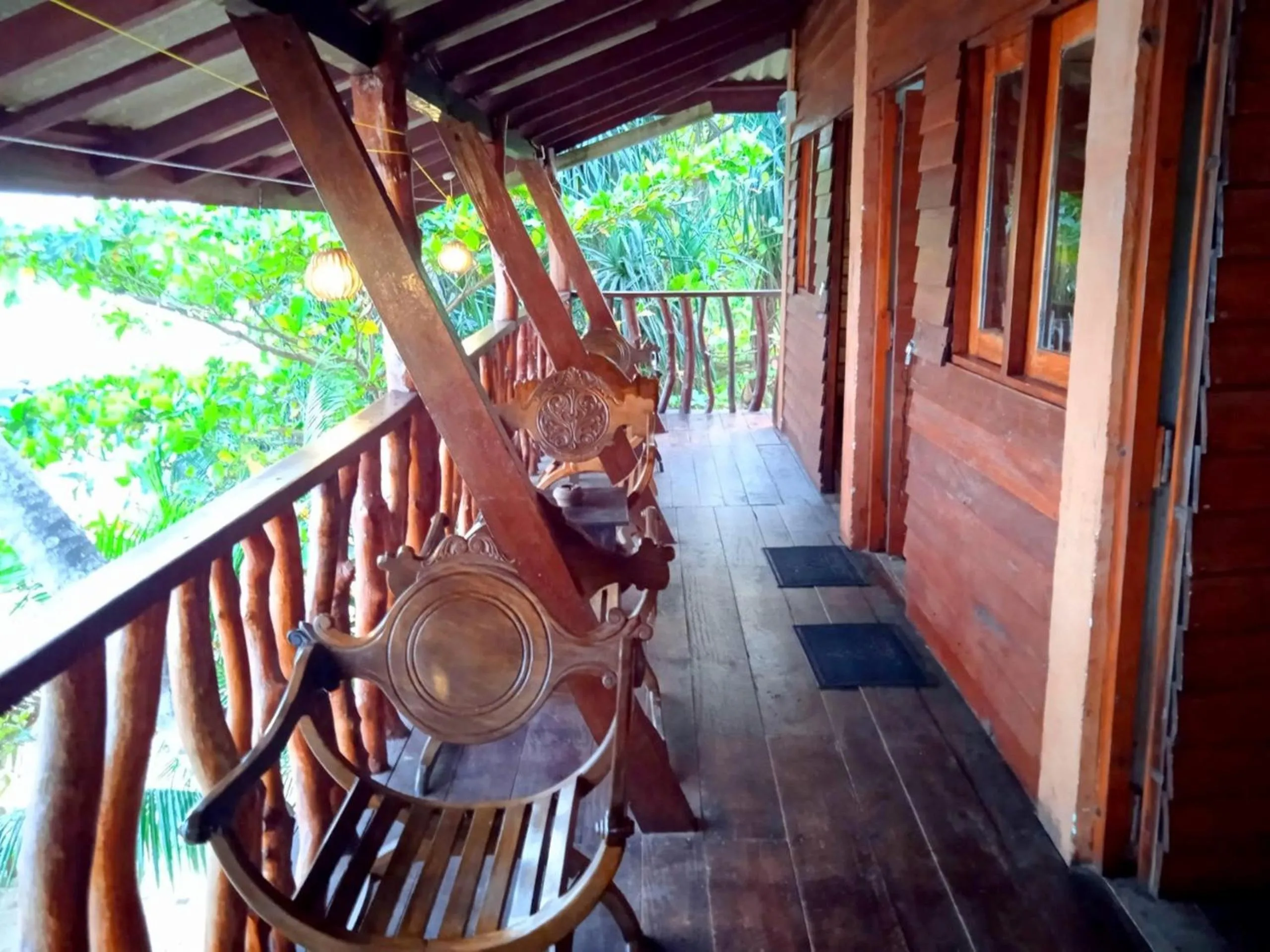 Patio in Lucky Sea Beach Hotel