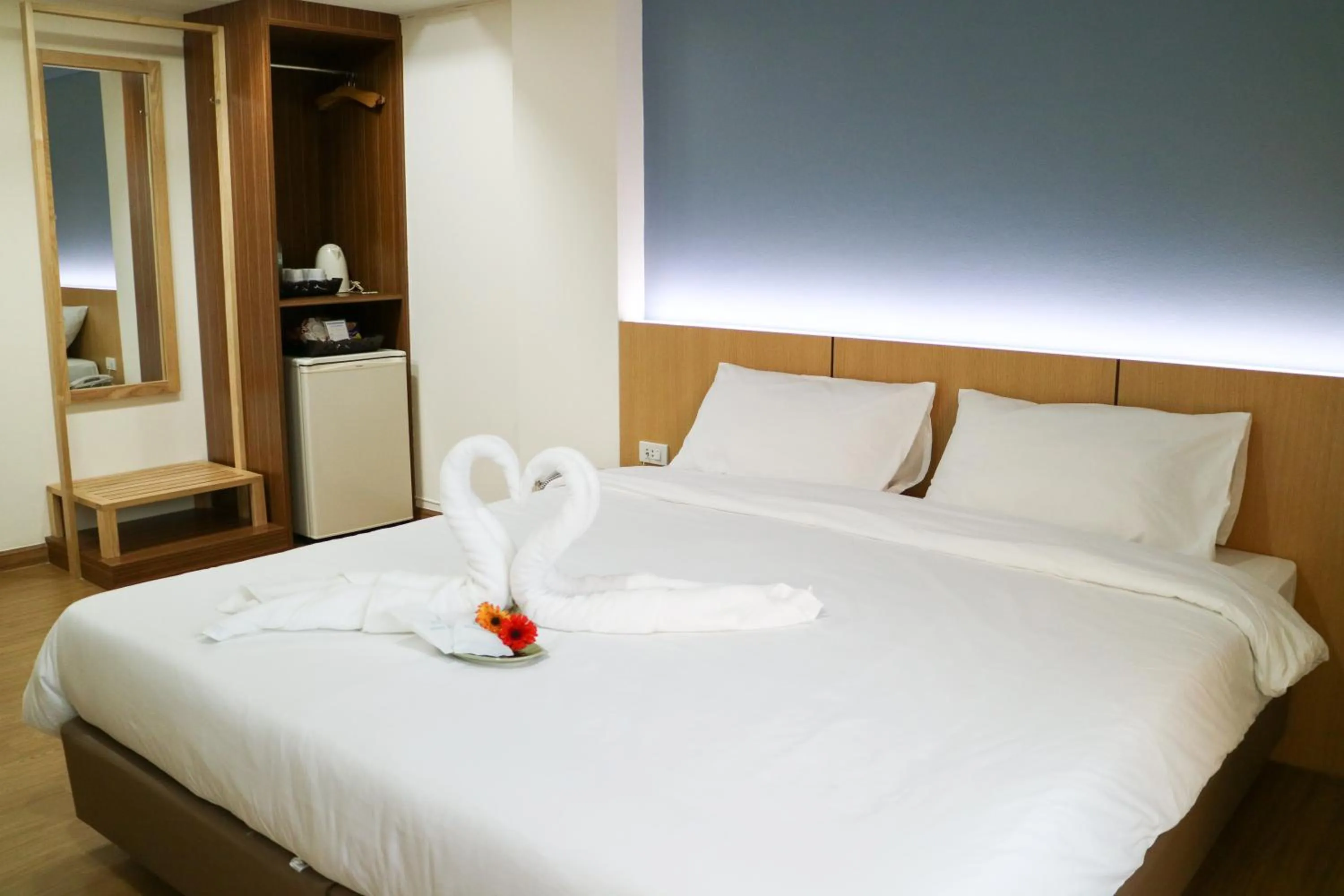 Bed in Beerapan Hotel