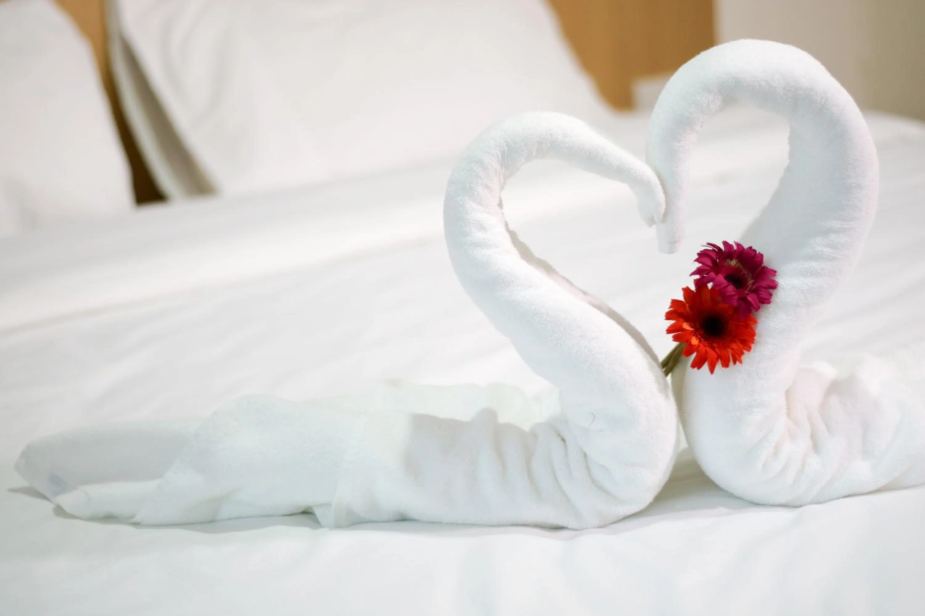 Bed in Beerapan Hotel