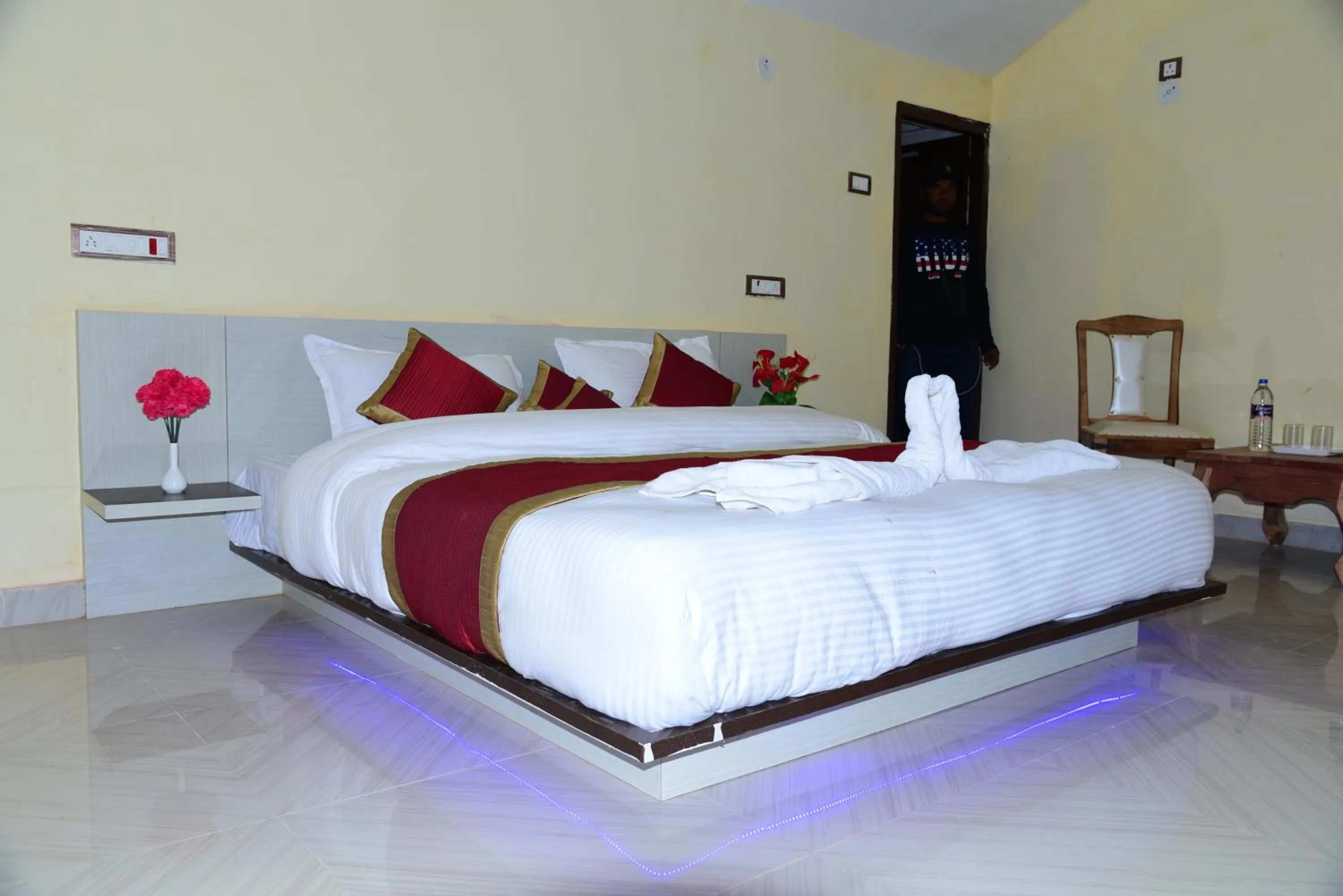 Bed in Garh Rajputana camp