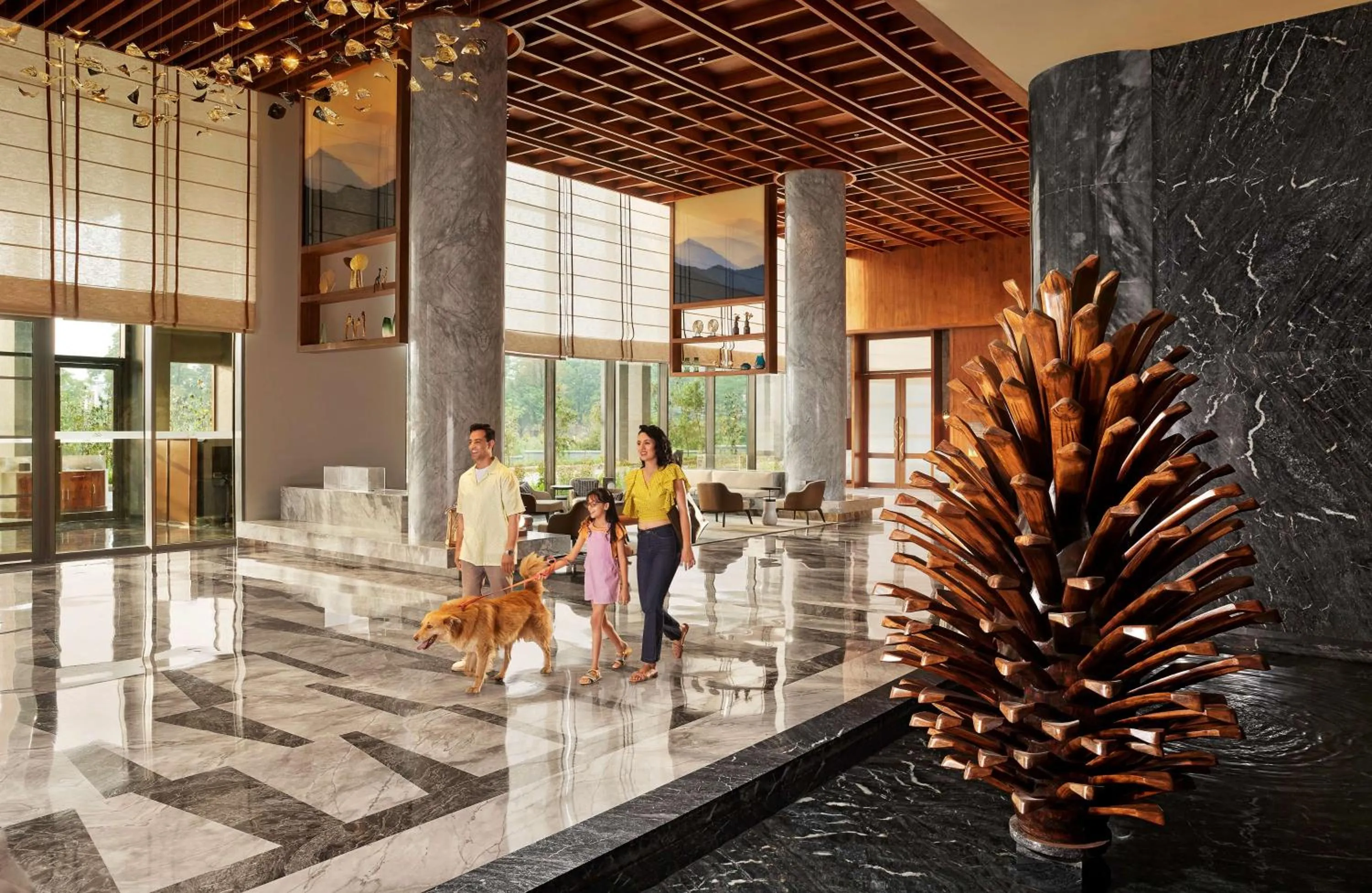 Lobby or reception in Hyatt Regency Dehradun Resort and Spa