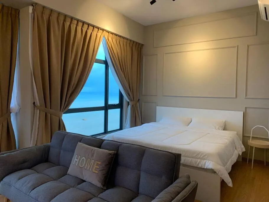 Bed in Kuantan Seaview Studio@Imperium Residence TgLumpur